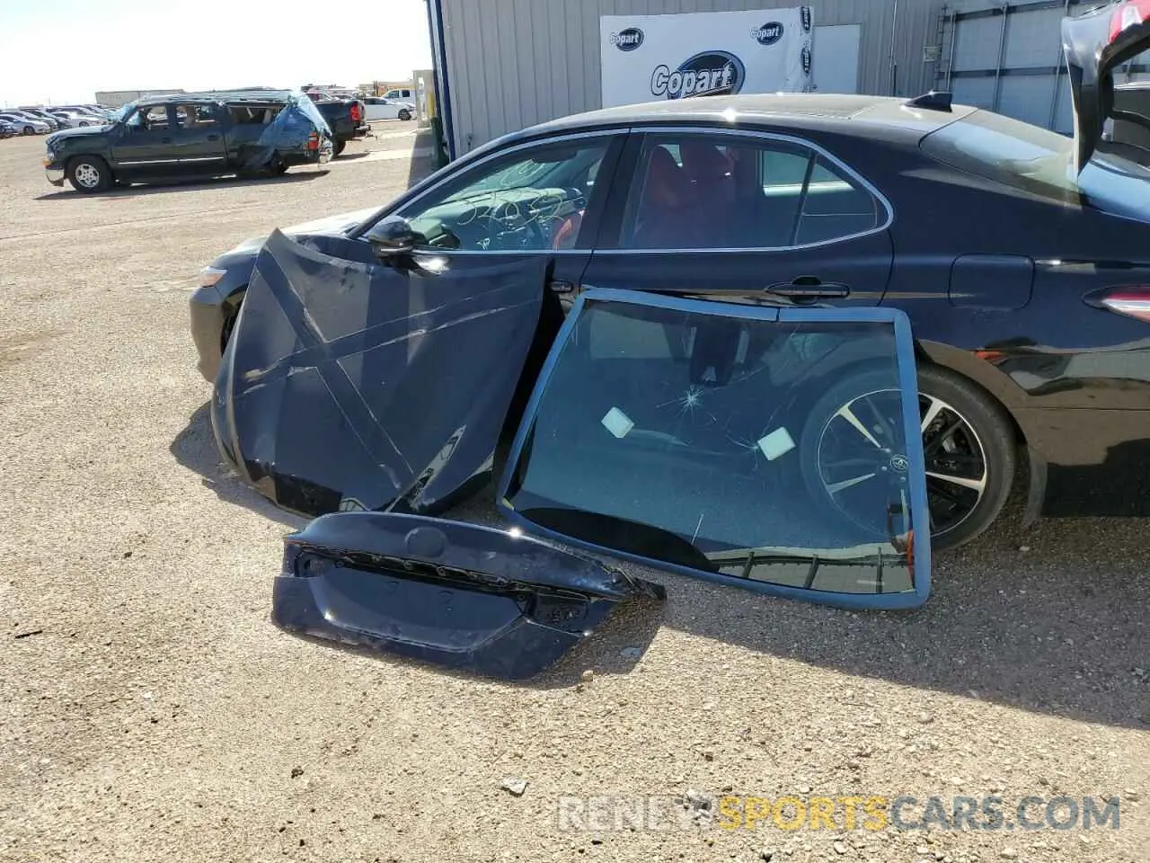 9 fotografías del automóvil dañado 4T1K61AK3LU976912 TOYOTA CAMRY 2020