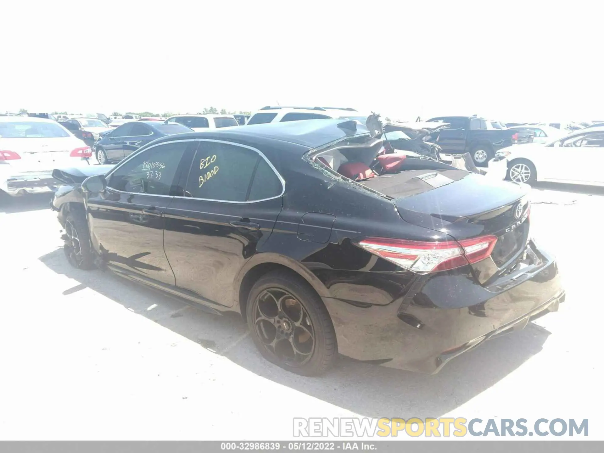 3 fotografías del automóvil dañado 4T1K61AK4LU321738 TOYOTA CAMRY 2020