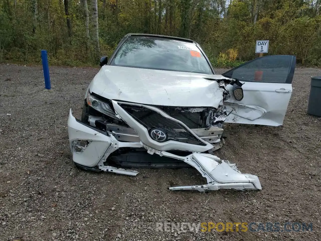 5 fotografías del automóvil dañado 4T1K61AK4LU353282 TOYOTA CAMRY 2020