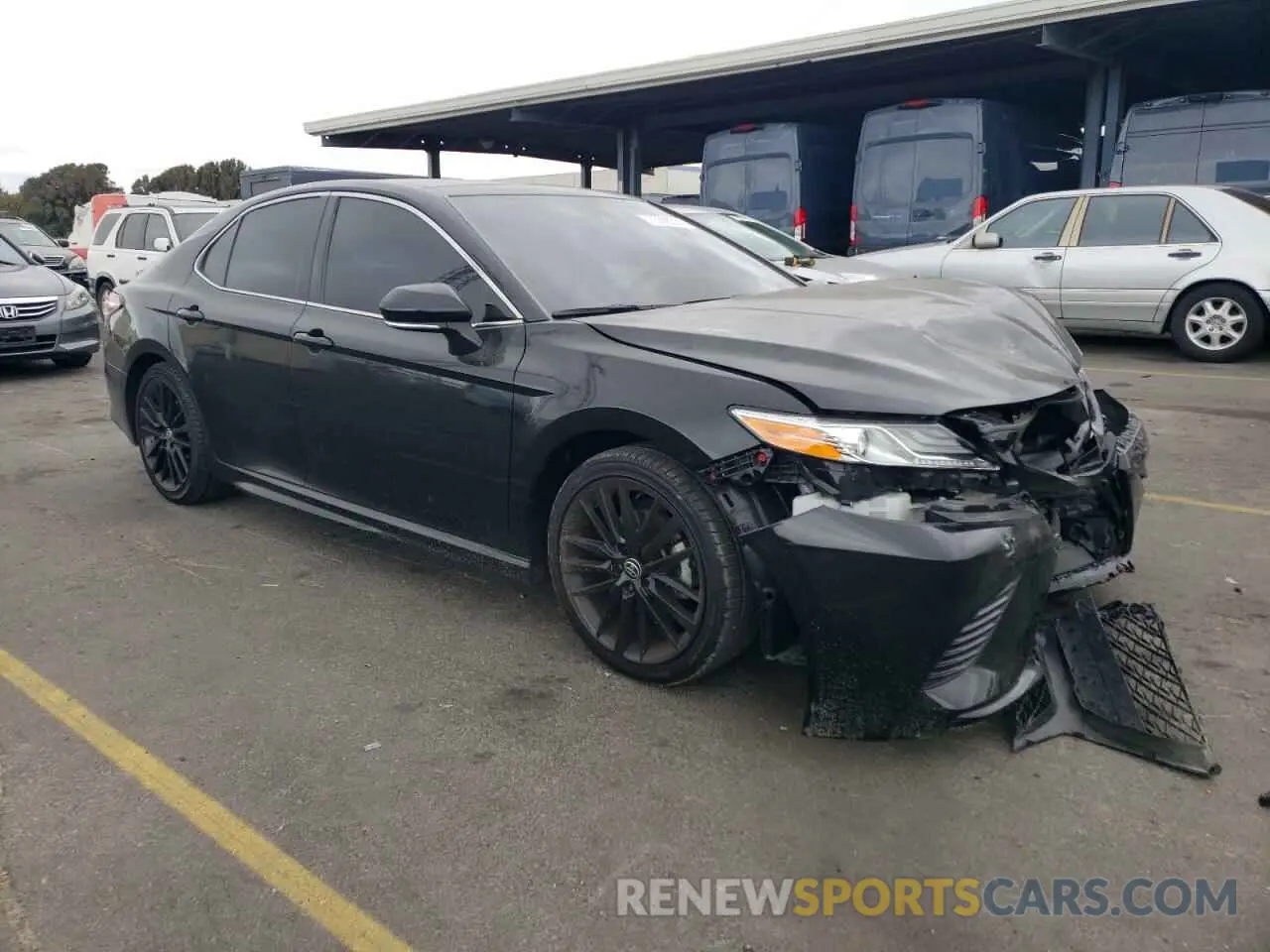 4 fotografías del automóvil dañado 4T1K61AK4LU356795 TOYOTA CAMRY 2020