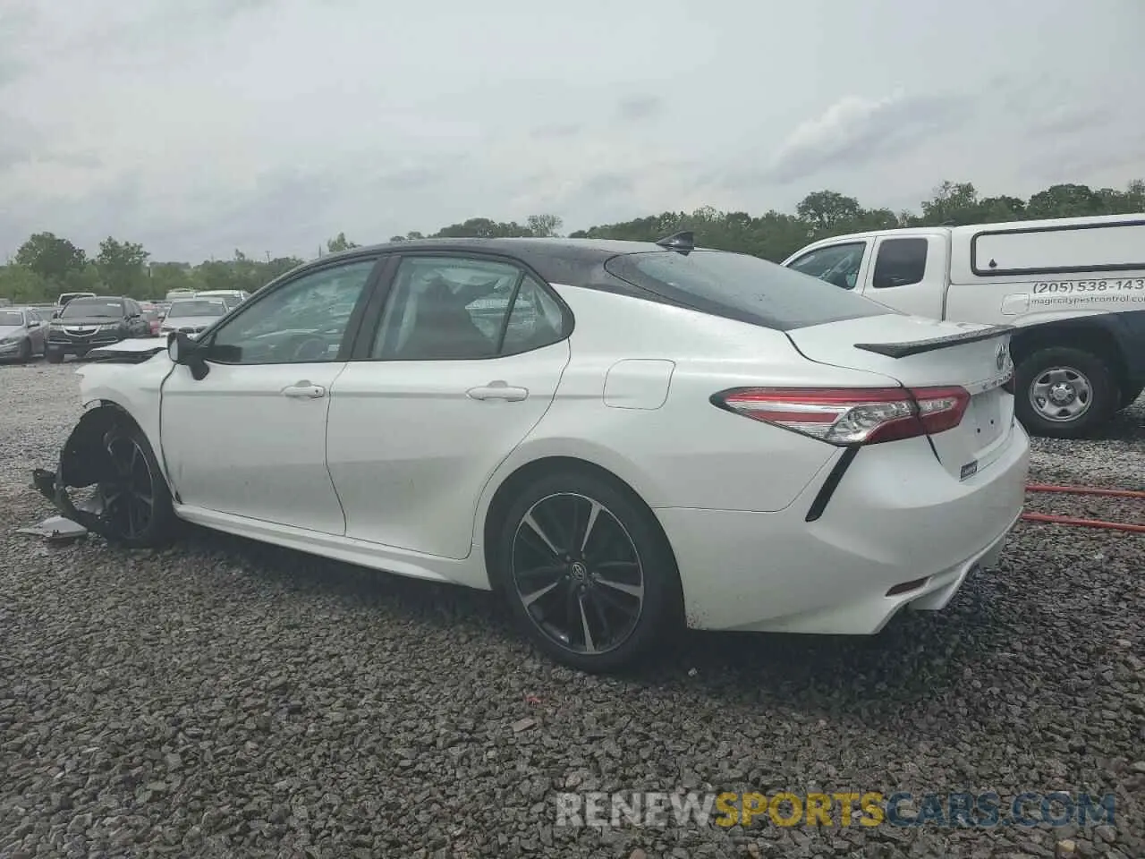 2 fotografías del automóvil dañado 4T1K61AK4LU382894 TOYOTA CAMRY 2020