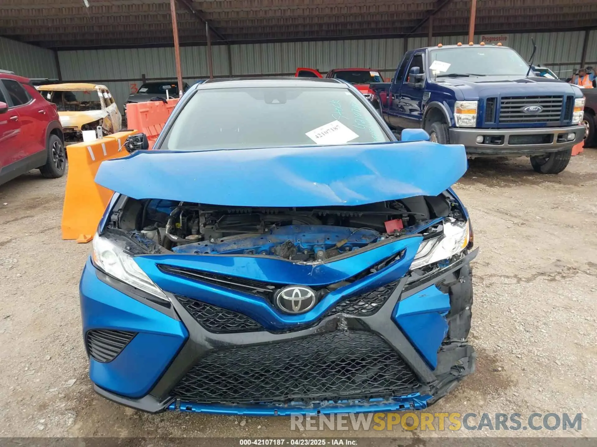 12 fotografías del automóvil dañado 4T1K61AK4LU395791 TOYOTA CAMRY 2020