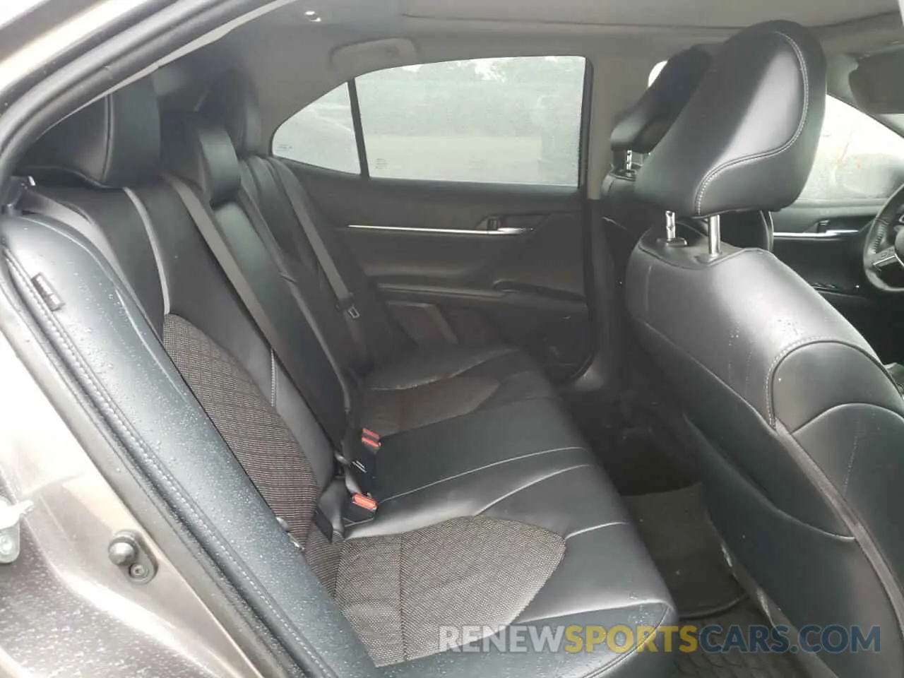 6 fotografías del automóvil dañado 4T1K61AK4LU910143 TOYOTA CAMRY 2020