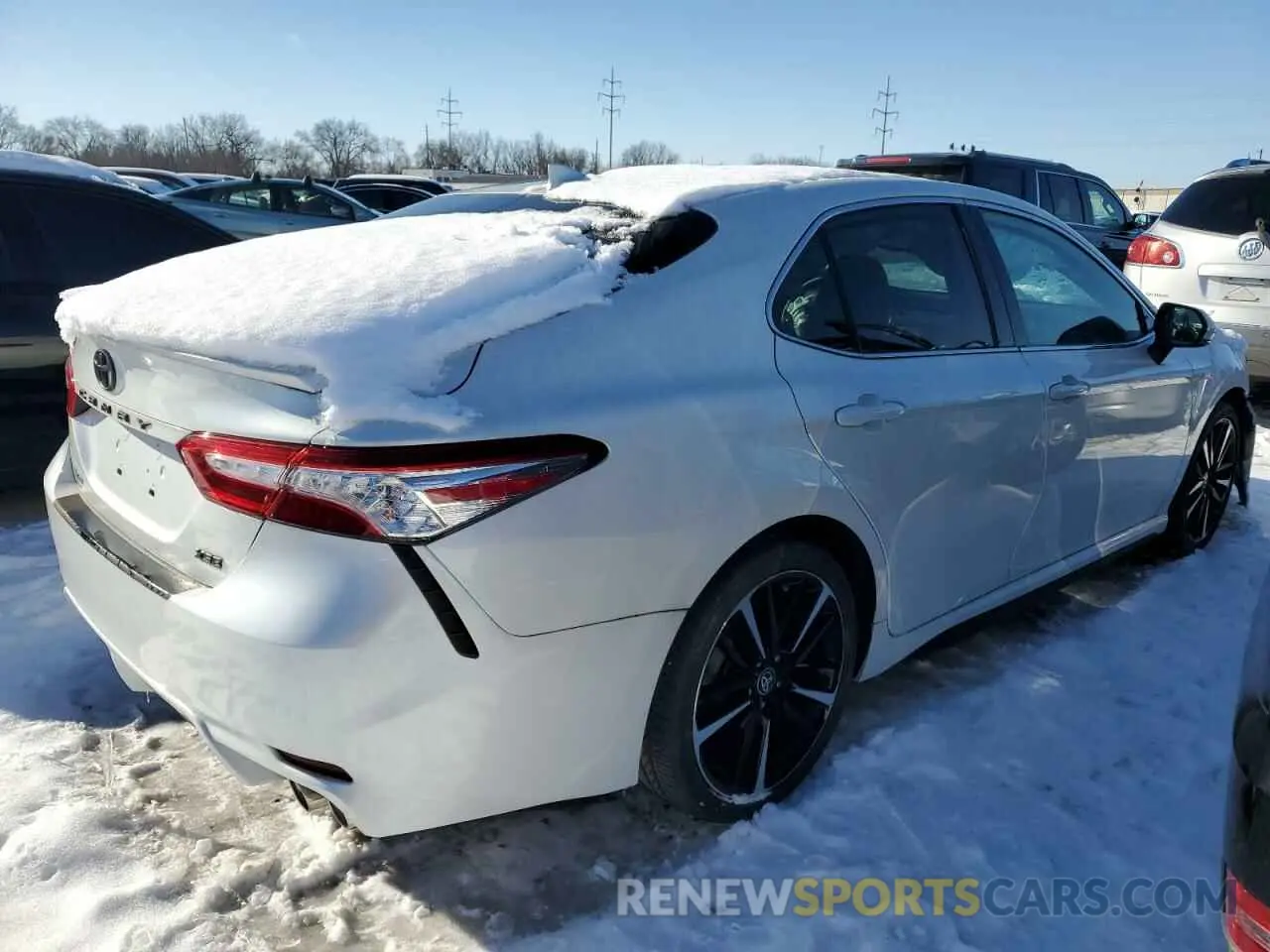 3 fotografías del automóvil dañado 4T1K61AK4LU951159 TOYOTA CAMRY 2020