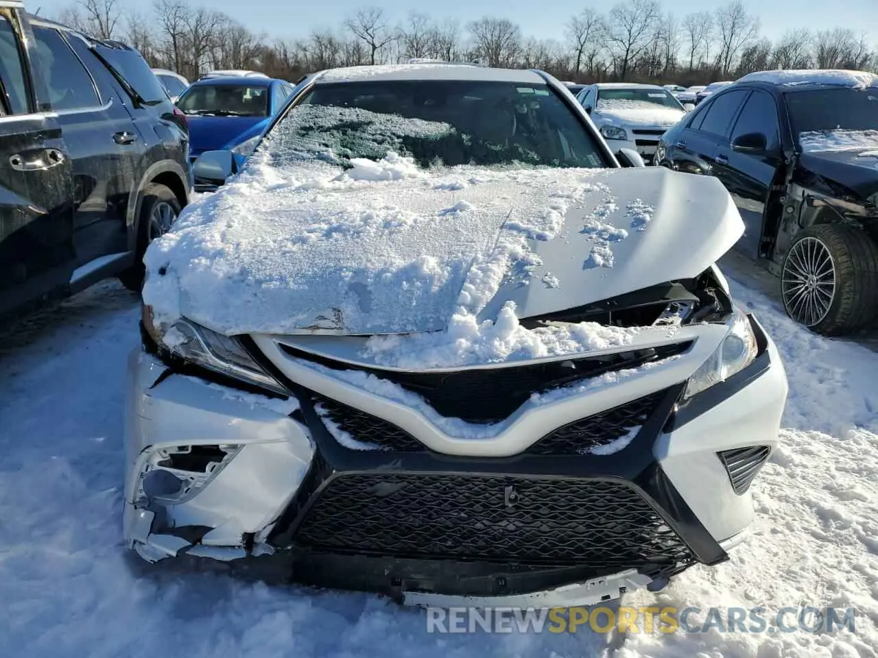 5 fotografías del automóvil dañado 4T1K61AK4LU951159 TOYOTA CAMRY 2020