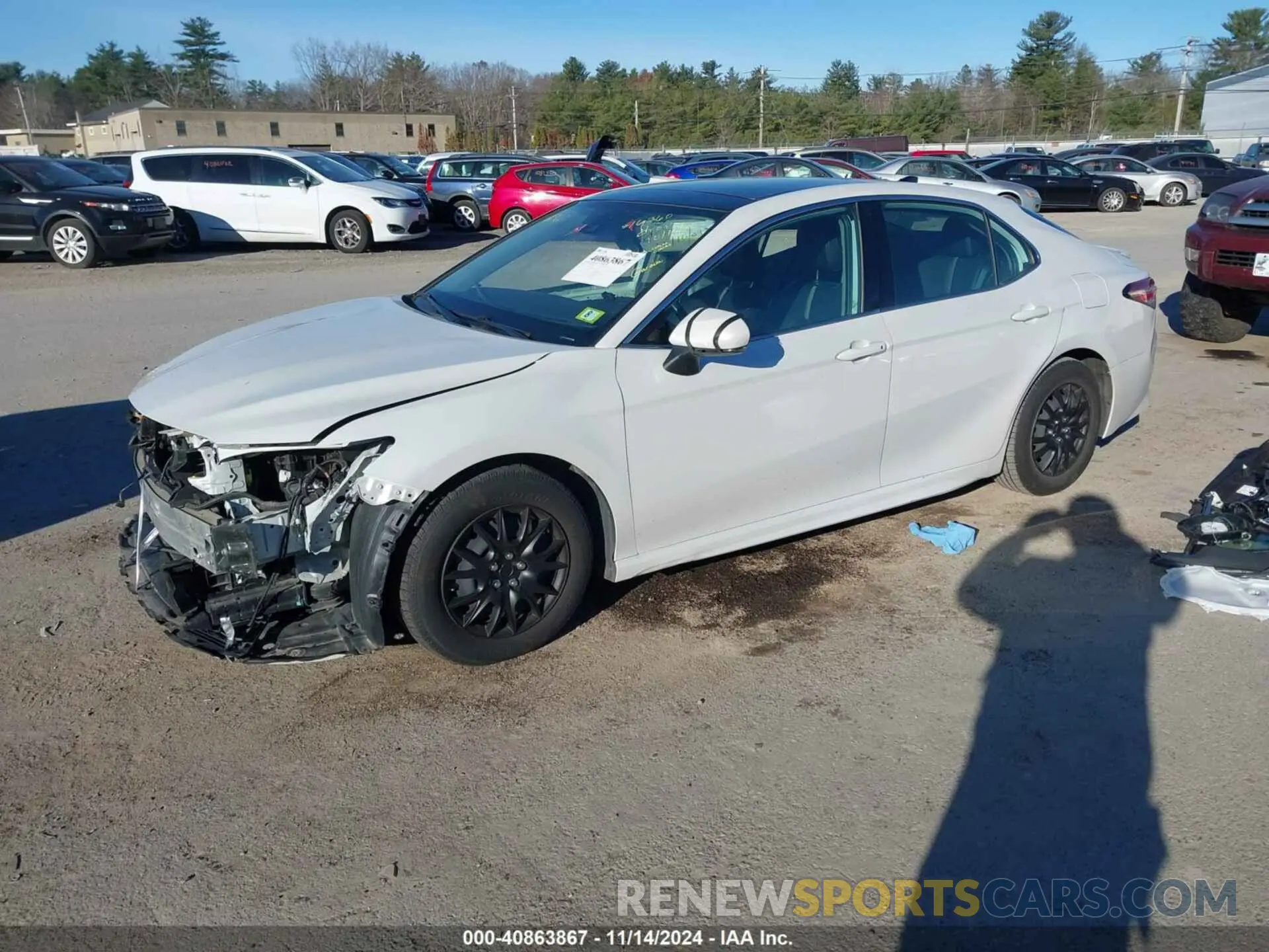 2 fotografías del automóvil dañado 4T1K61AK4LU978555 TOYOTA CAMRY 2020