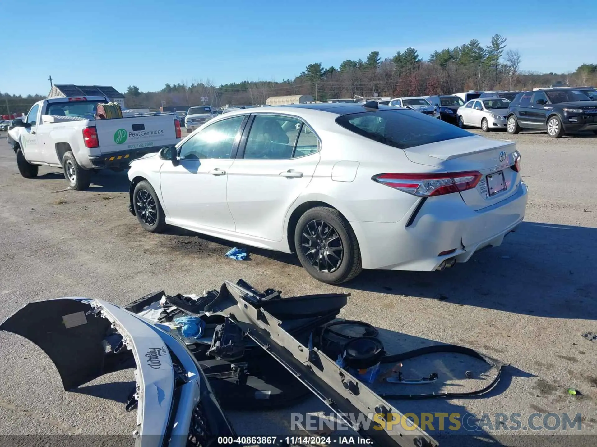 3 fotografías del automóvil dañado 4T1K61AK4LU978555 TOYOTA CAMRY 2020
