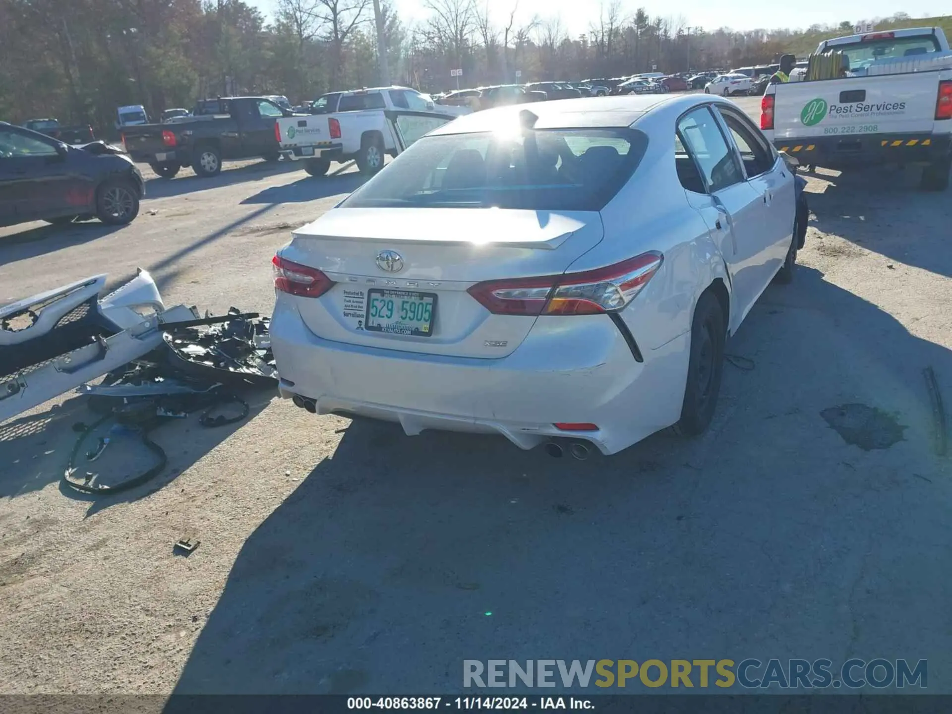 4 fotografías del automóvil dañado 4T1K61AK4LU978555 TOYOTA CAMRY 2020