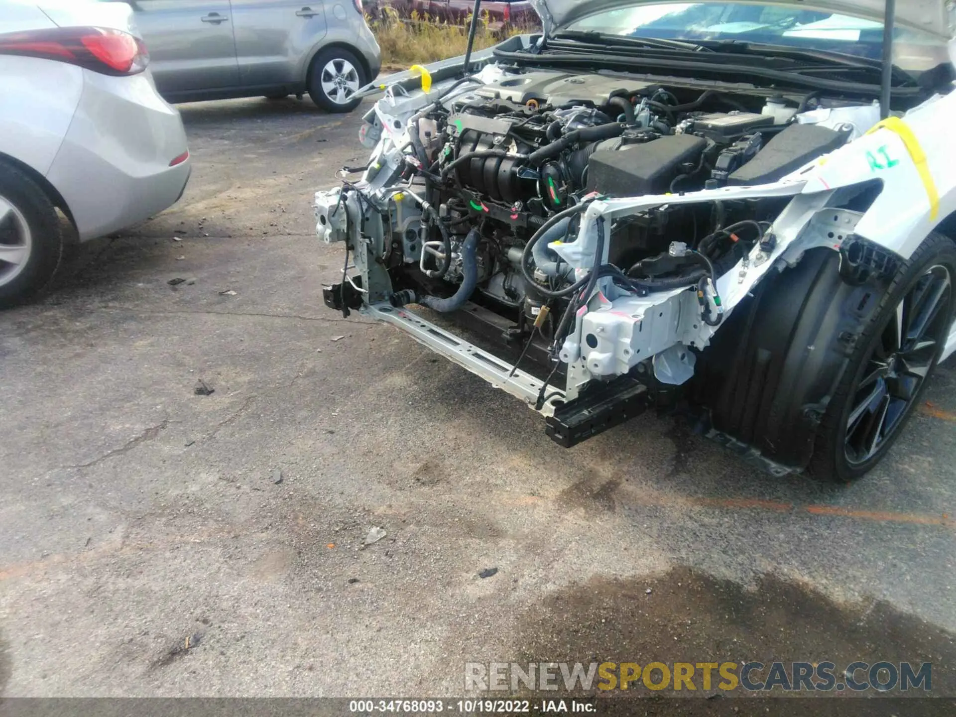 12 fotografías del automóvil dañado 4T1K61AK5LU383374 TOYOTA CAMRY 2020