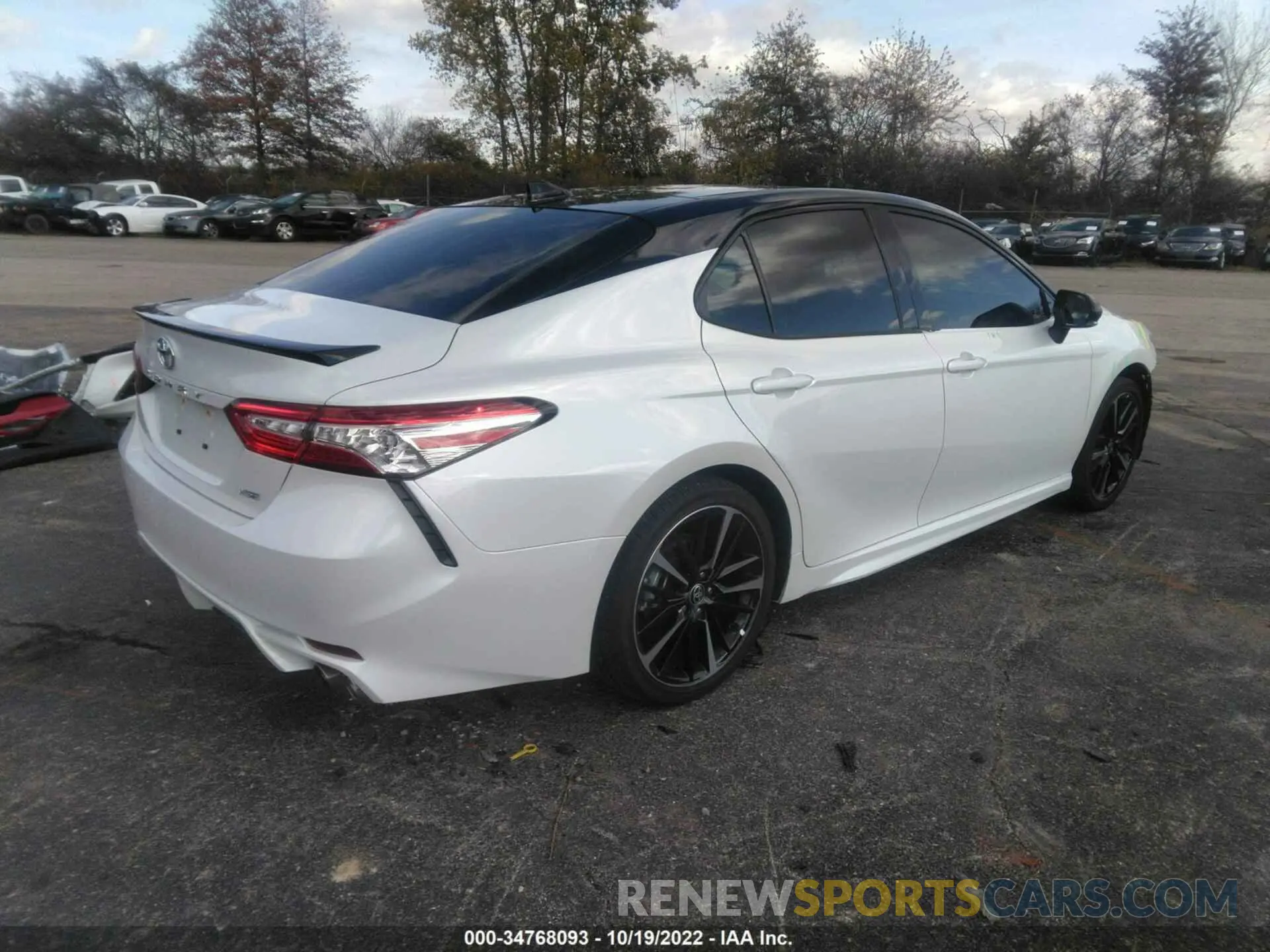 4 fotografías del automóvil dañado 4T1K61AK5LU383374 TOYOTA CAMRY 2020