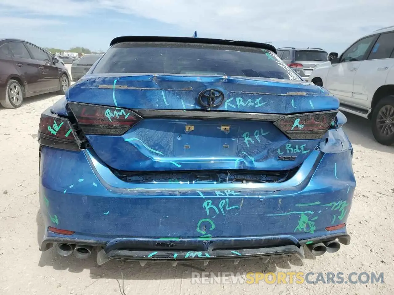 6 fotografías del automóvil dañado 4T1K61AK5LU397954 TOYOTA CAMRY 2020