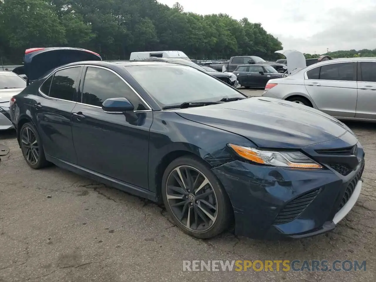 4 fotografías del automóvil dañado 4T1K61AK5LU506736 TOYOTA CAMRY 2020