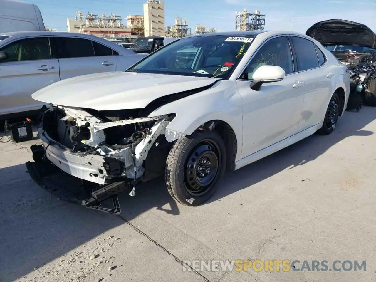 2 fotografías del automóvil dañado 4T1K61AK5LU872583 TOYOTA CAMRY 2020