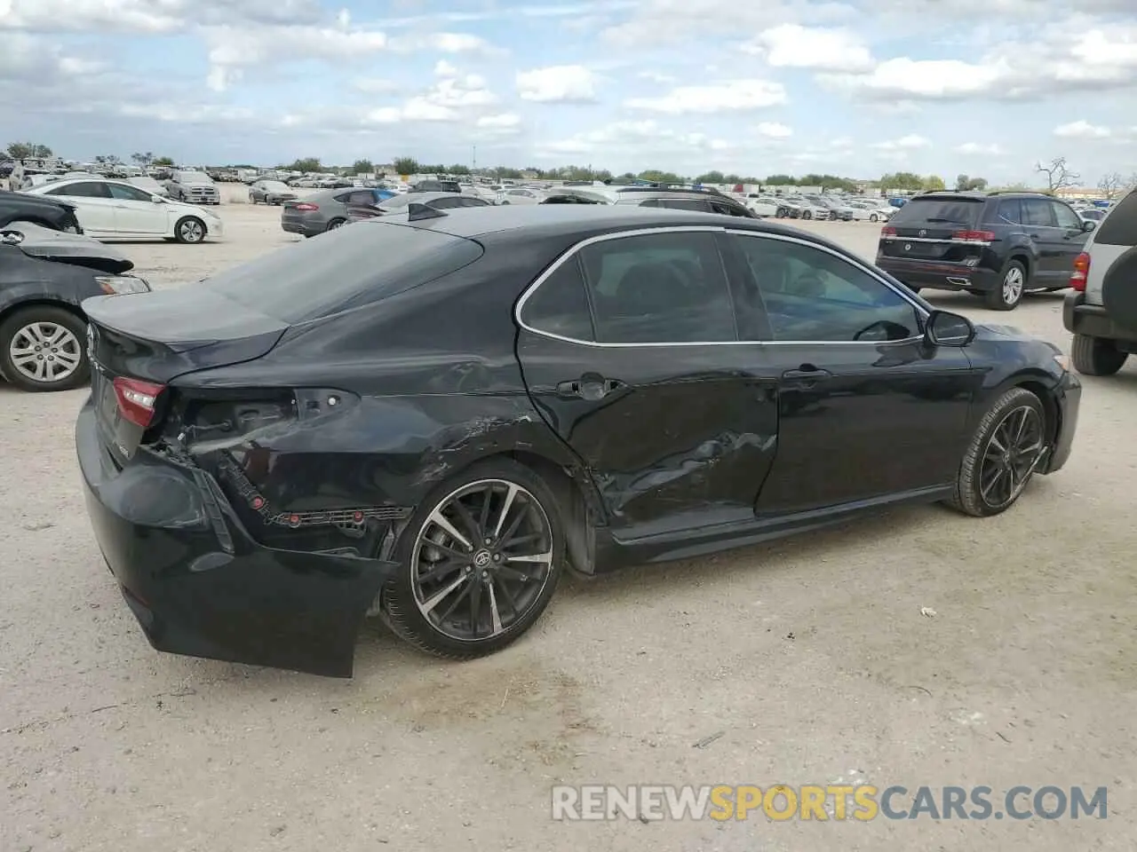 3 fotografías del automóvil dañado 4T1K61AK5LU952630 TOYOTA CAMRY 2020
