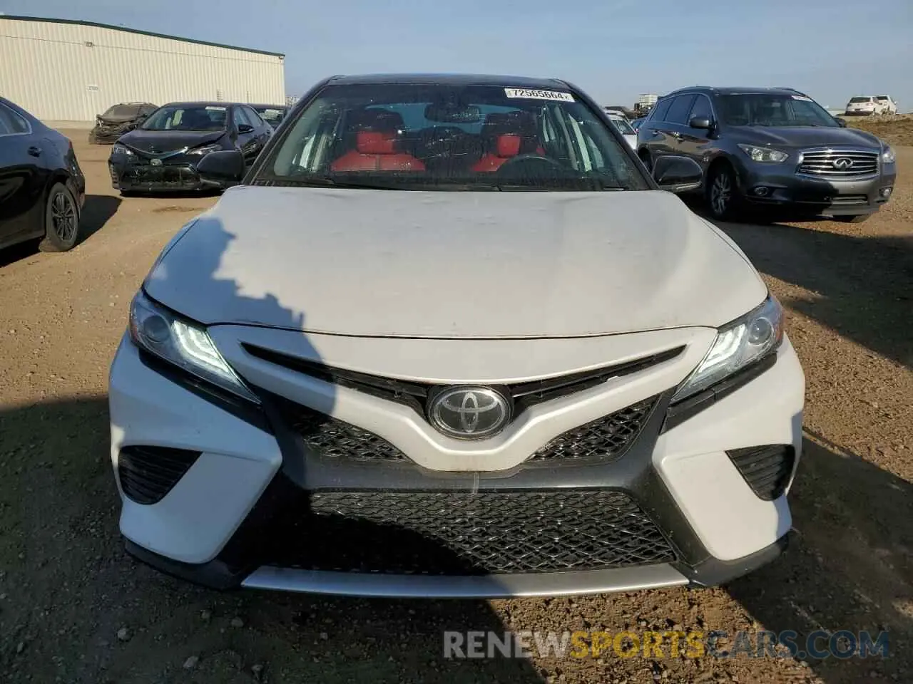 5 fotografías del automóvil dañado 4T1K61AK6LU357351 TOYOTA CAMRY 2020