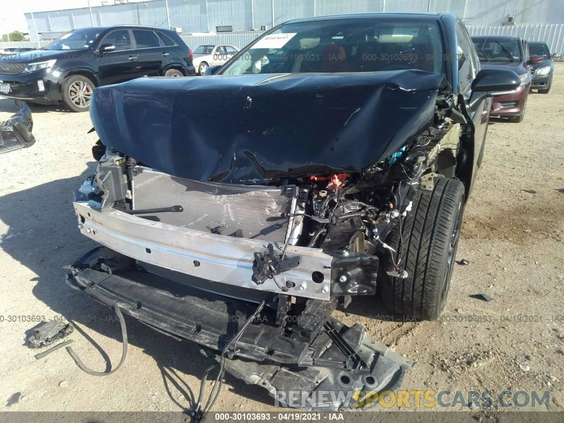 6 fotografías del automóvil dañado 4T1K61AK6LU923668 TOYOTA CAMRY 2020
