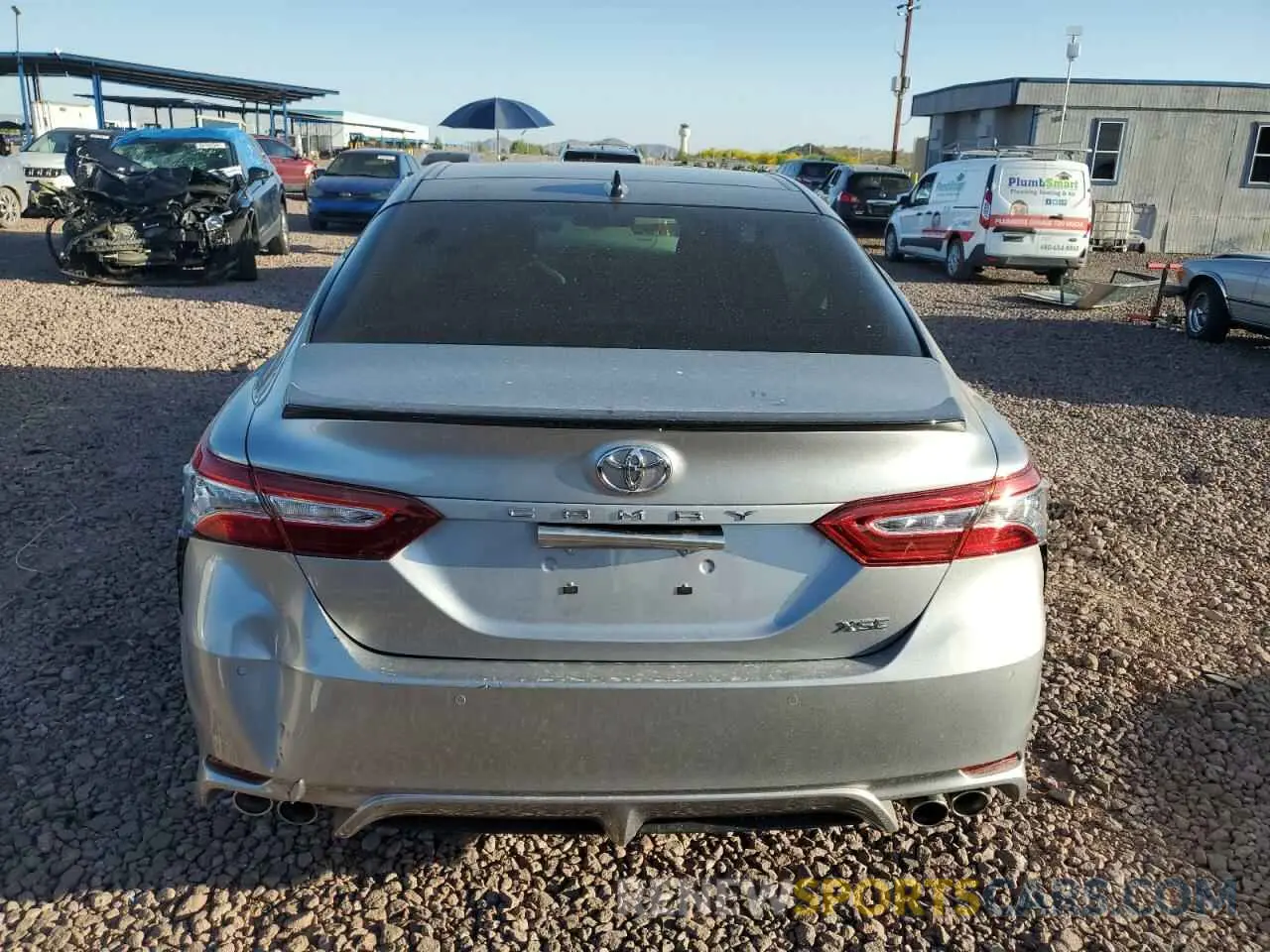 6 fotografías del automóvil dañado 4T1K61AK7LU317537 TOYOTA CAMRY 2020