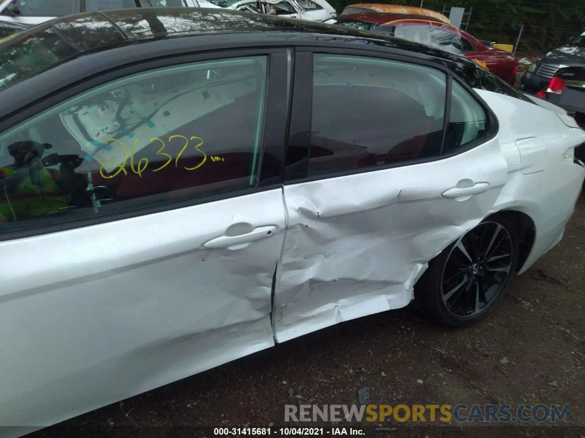 6 fotografías del automóvil dañado 4T1K61AK7LU339215 TOYOTA CAMRY 2020
