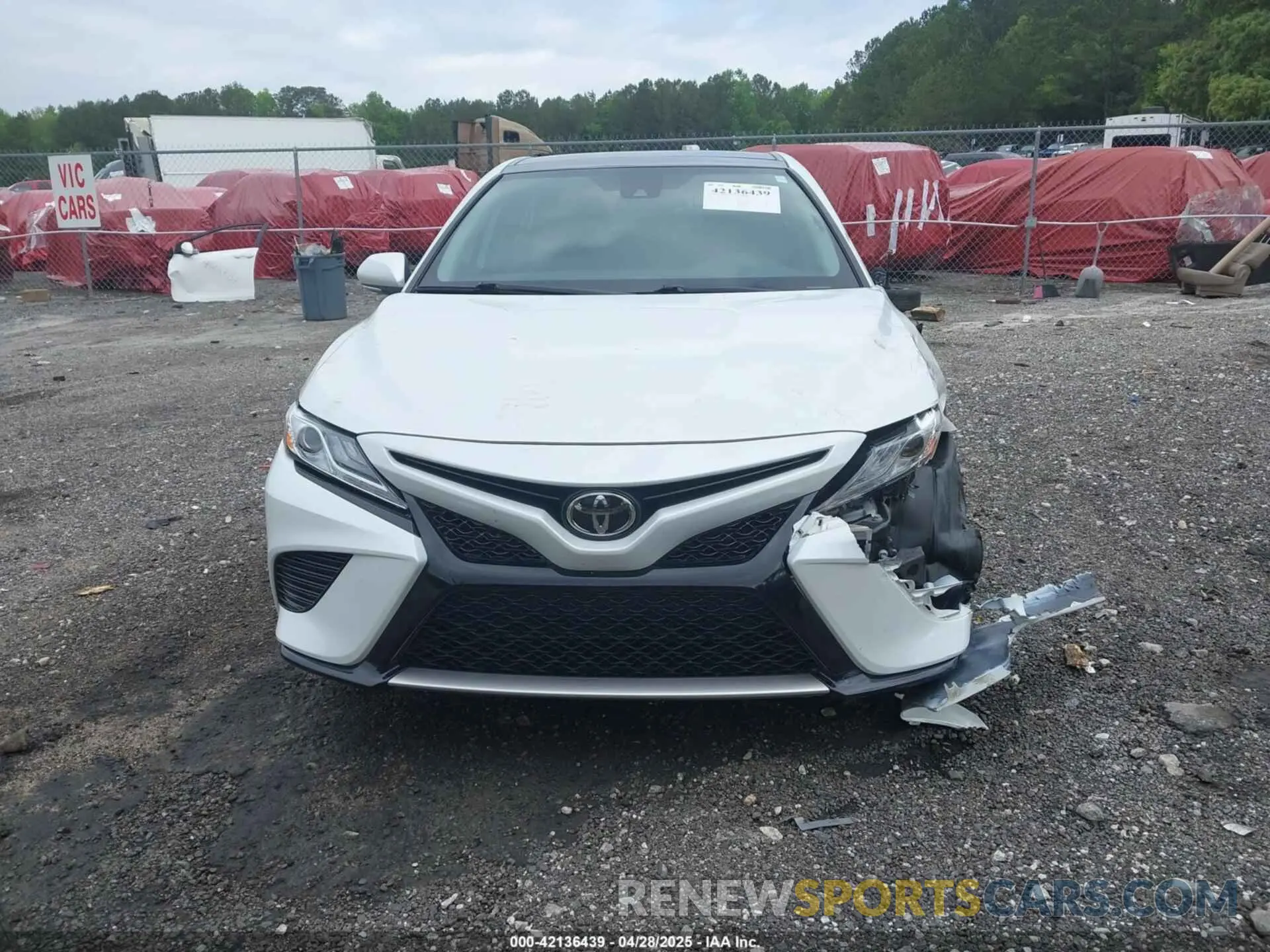 12 fotografías del automóvil dañado 4T1K61AK7LU983295 TOYOTA CAMRY 2020