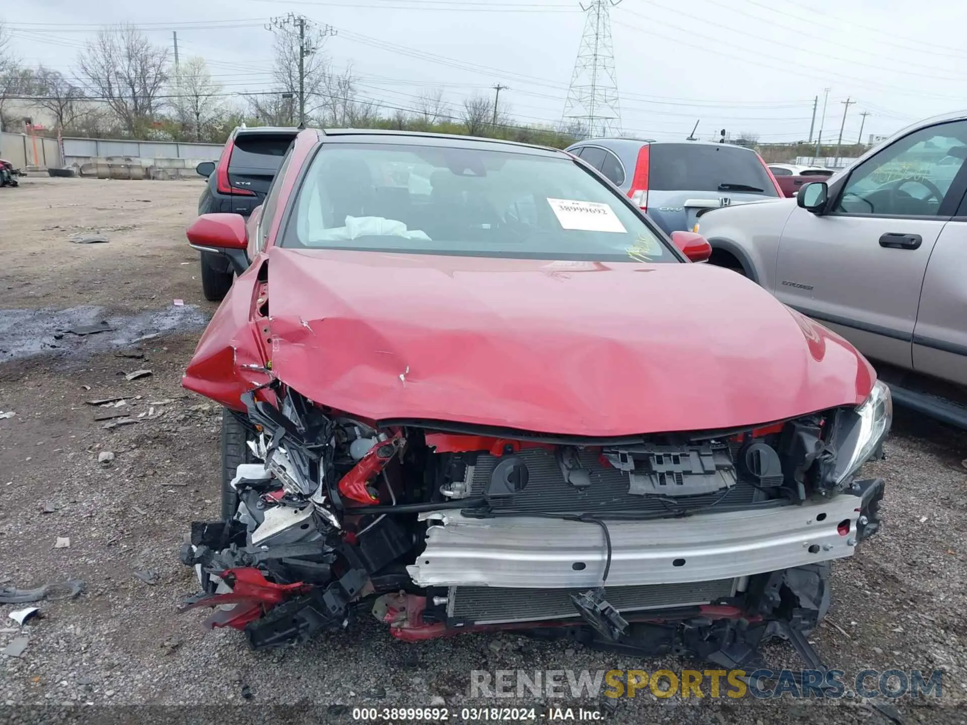 13 fotografías del automóvil dañado 4T1K61AK8LU306627 TOYOTA CAMRY 2020