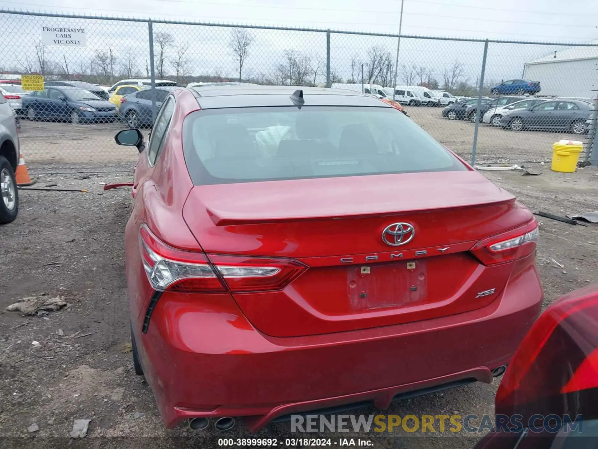 17 fotografías del automóvil dañado 4T1K61AK8LU306627 TOYOTA CAMRY 2020