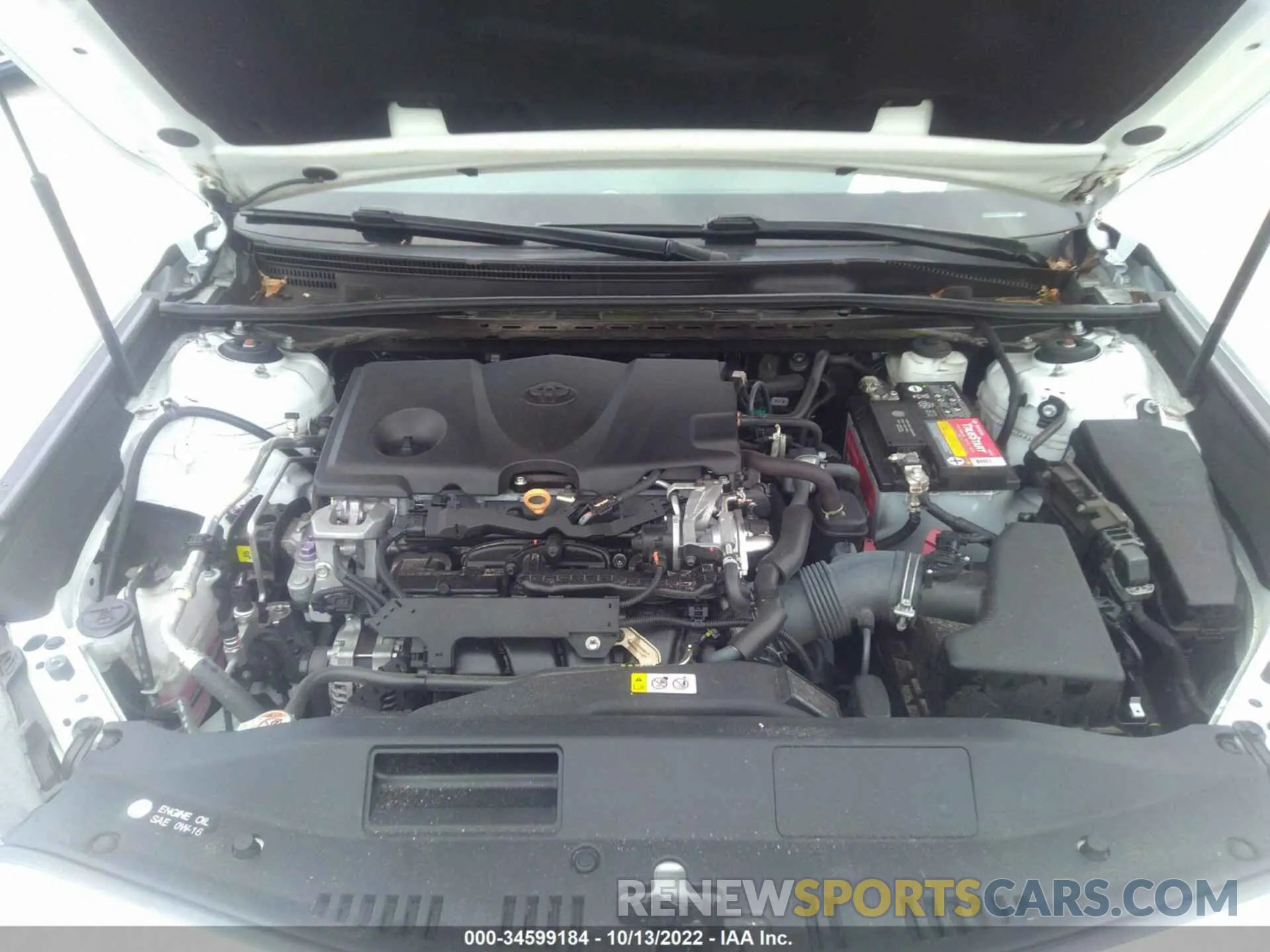 10 fotografías del automóvil dañado 4T1K61AK8LU324724 TOYOTA CAMRY 2020