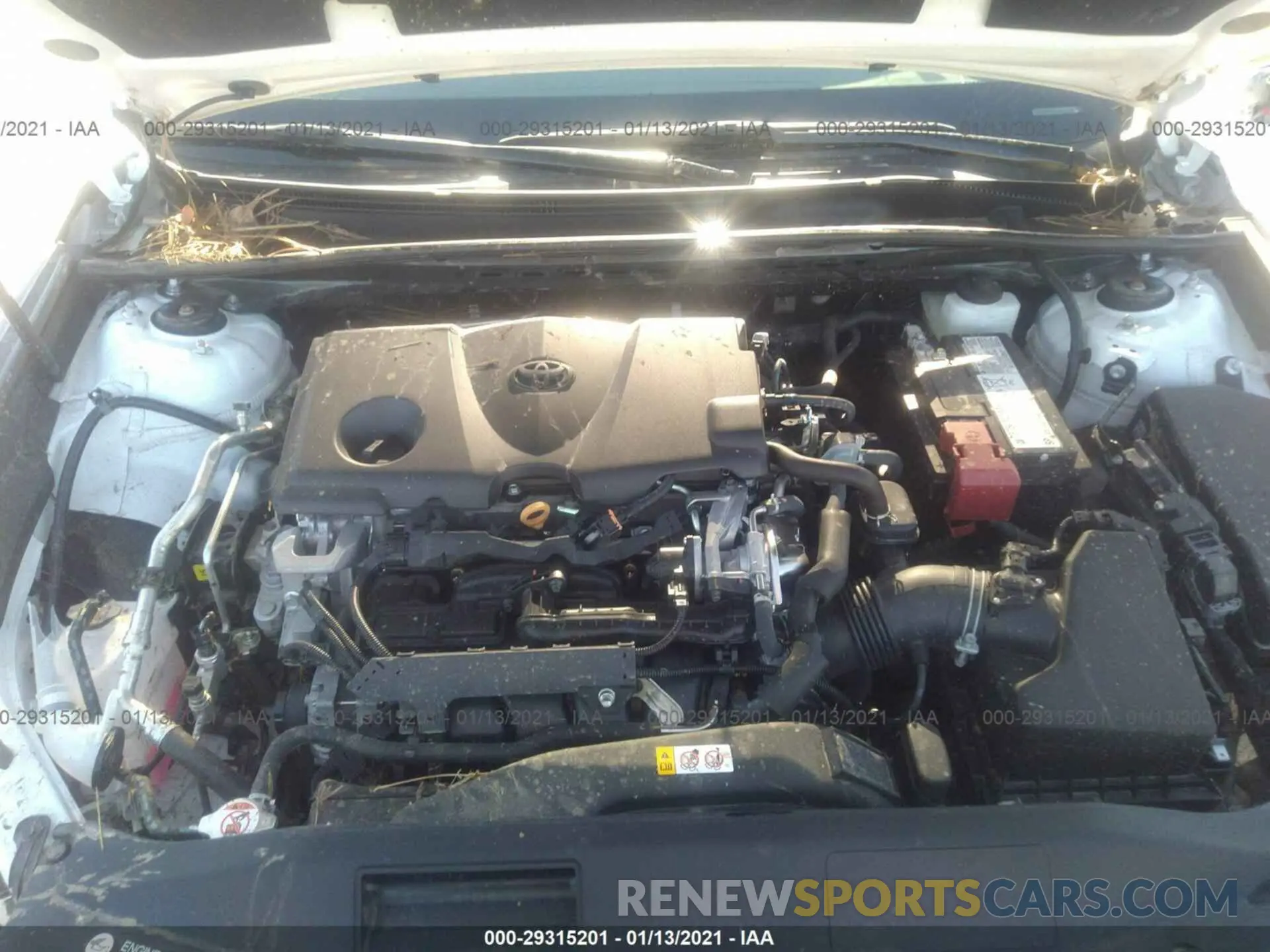 10 fotografías del automóvil dañado 4T1K61AK8LU355231 TOYOTA CAMRY 2020