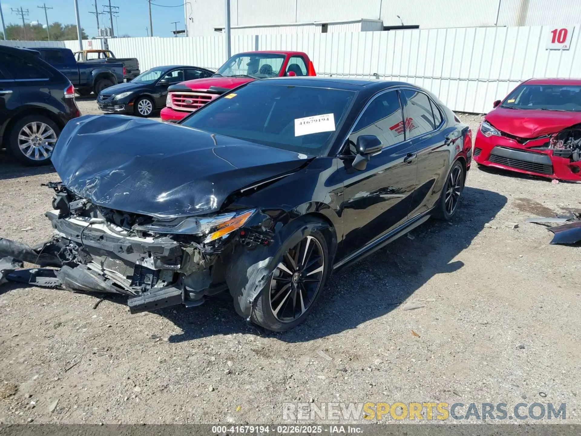 2 fotografías del automóvil dañado 4T1K61AK8LU401530 TOYOTA CAMRY 2020