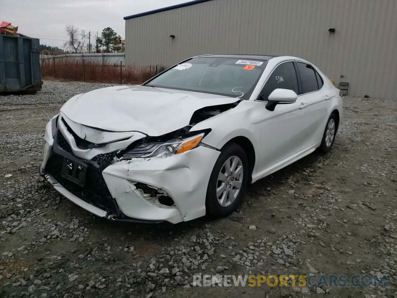 2 fotografías del automóvil dañado 4T1K61AK8LU919041 TOYOTA CAMRY 2020