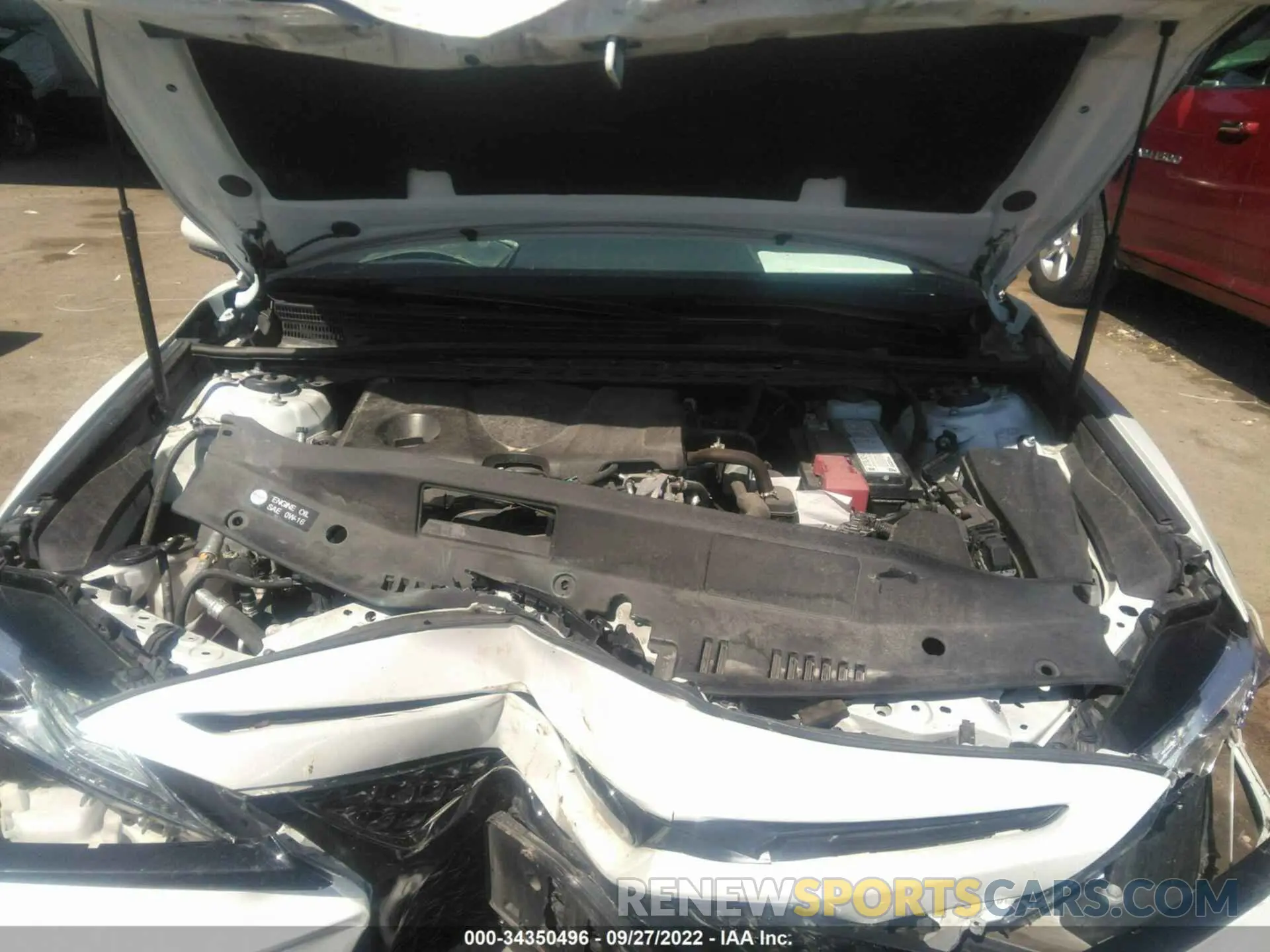 10 fotografías del automóvil dañado 4T1K61AK9LU310590 TOYOTA CAMRY 2020