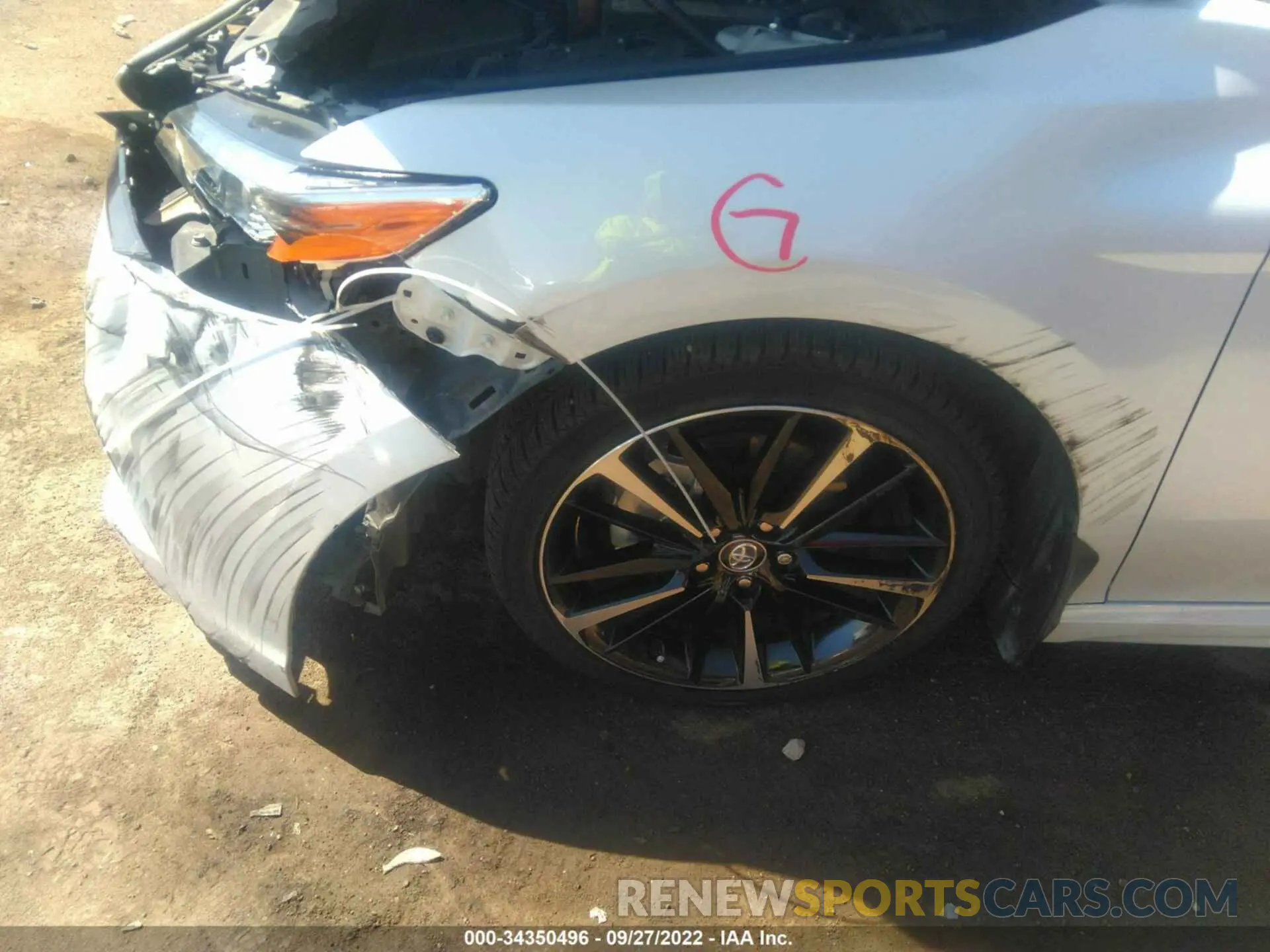 12 fotografías del automóvil dañado 4T1K61AK9LU310590 TOYOTA CAMRY 2020