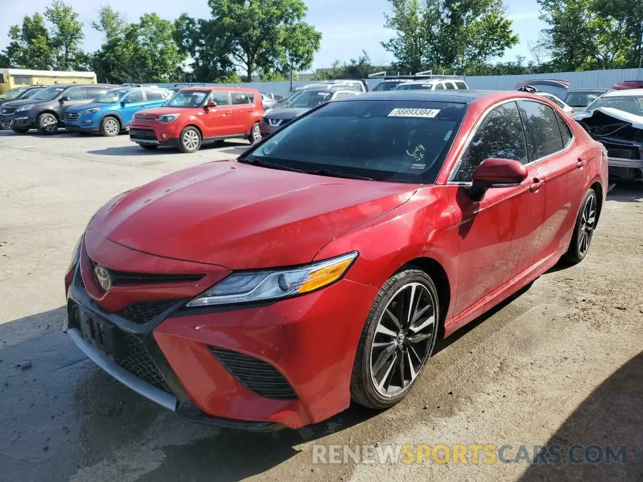 1 fotografías del automóvil dañado 4T1K61AK9LU315403 TOYOTA CAMRY 2020