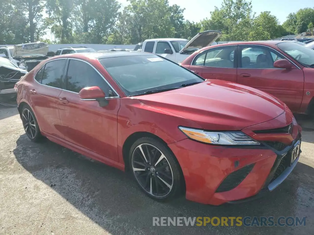 4 fotografías del automóvil dañado 4T1K61AK9LU315403 TOYOTA CAMRY 2020