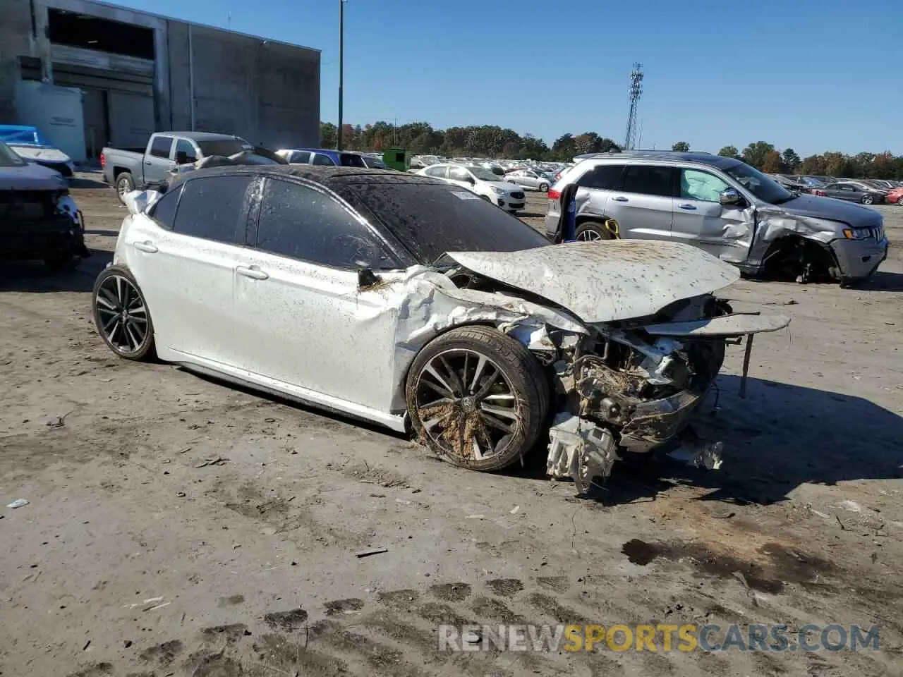 4 fotografías del automóvil dañado 4T1K61AK9LU373396 TOYOTA CAMRY 2020
