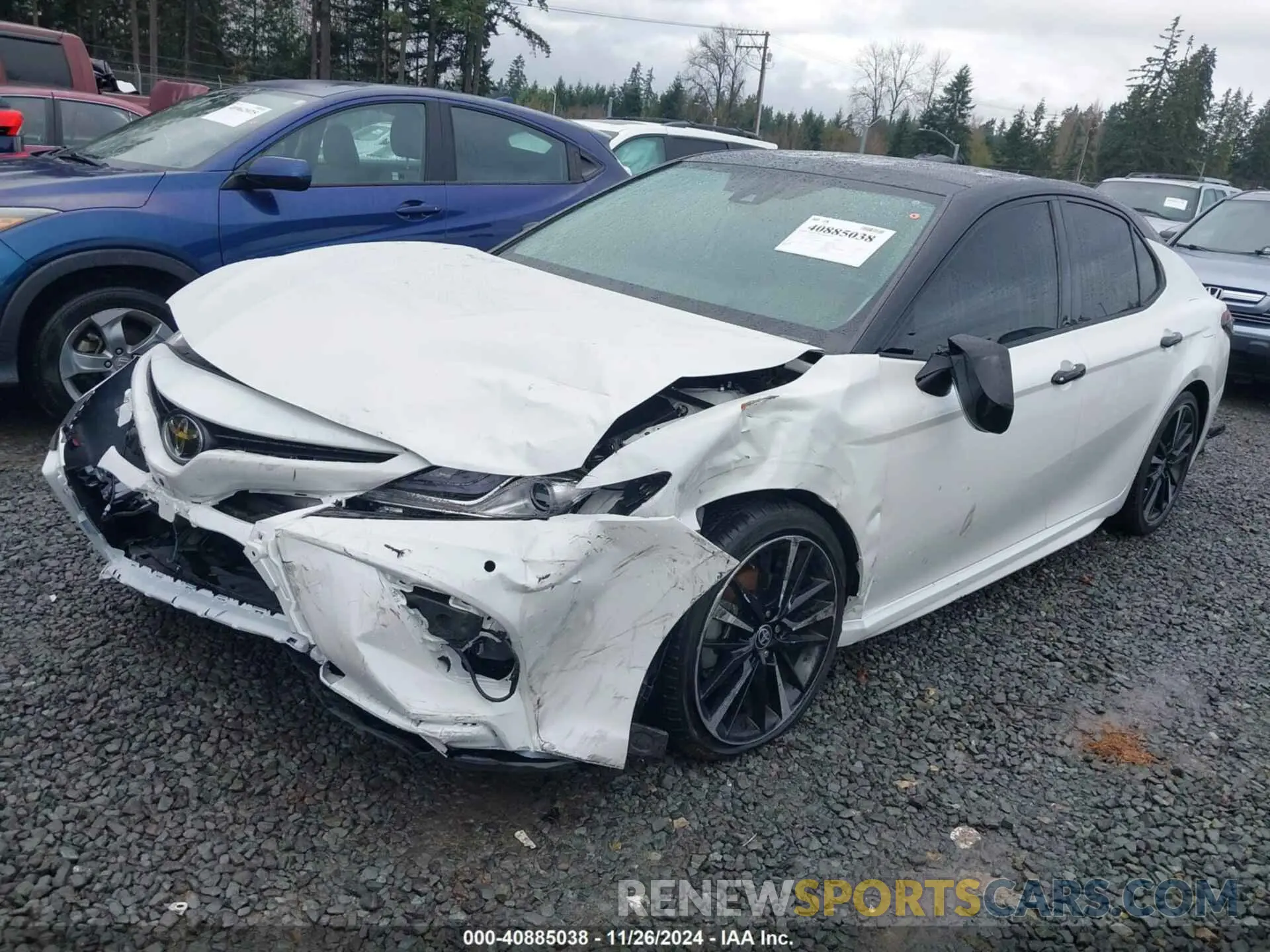 2 fotografías del automóvil dañado 4T1K61AK9LU376136 TOYOTA CAMRY 2020
