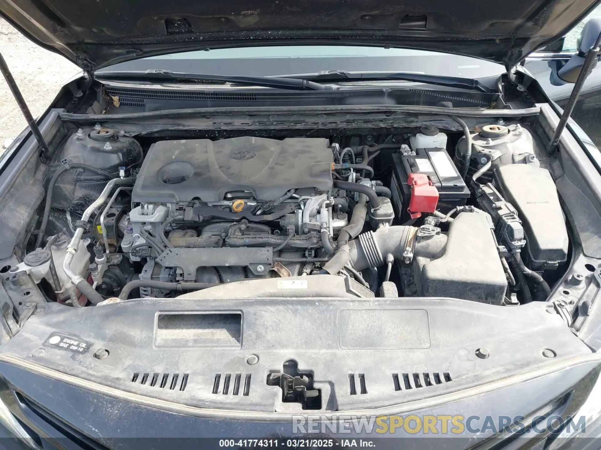 10 fotografías del automóvil dañado 4T1K61AK9LU377478 TOYOTA CAMRY 2020