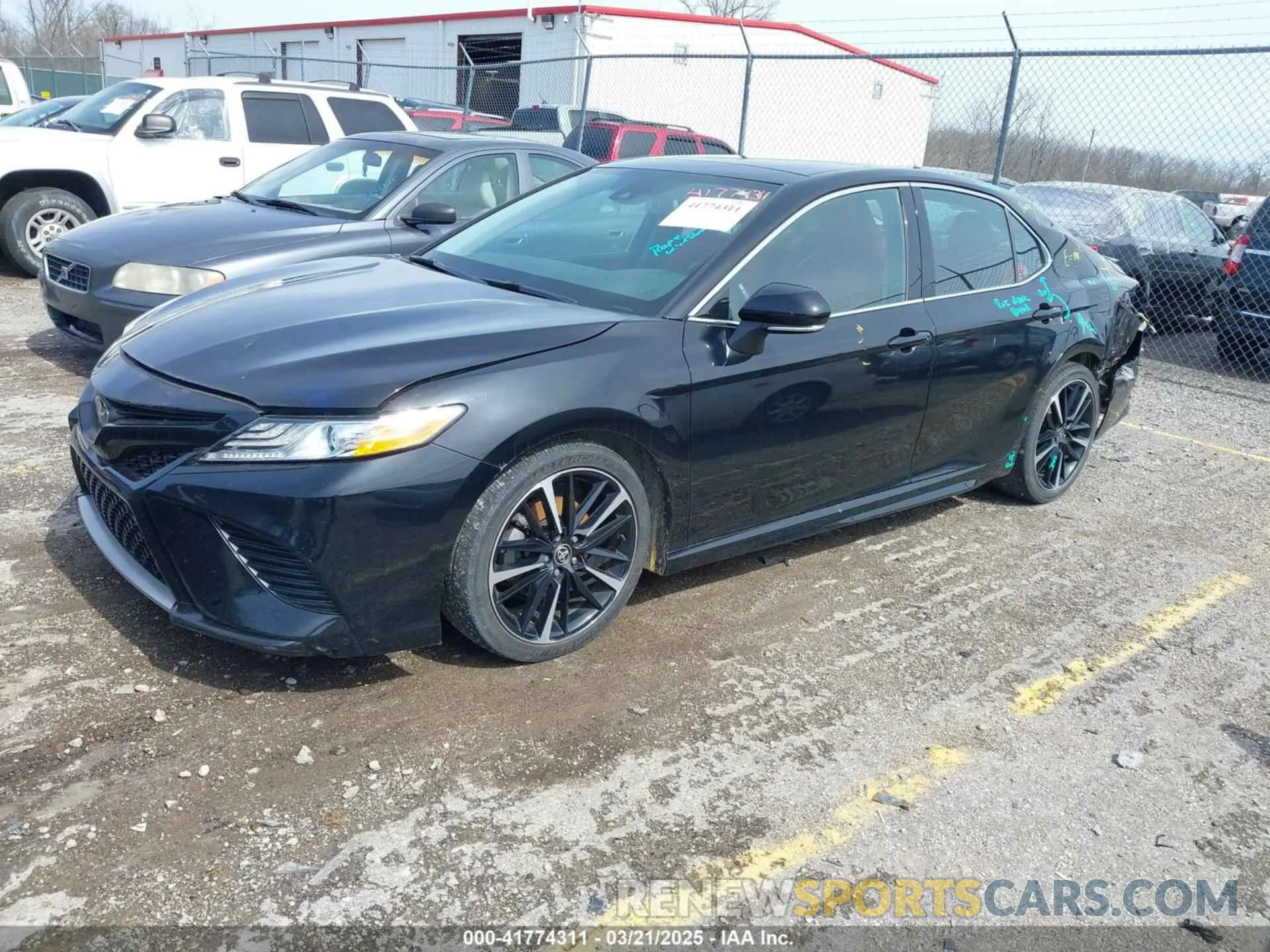 2 fotografías del automóvil dañado 4T1K61AK9LU377478 TOYOTA CAMRY 2020