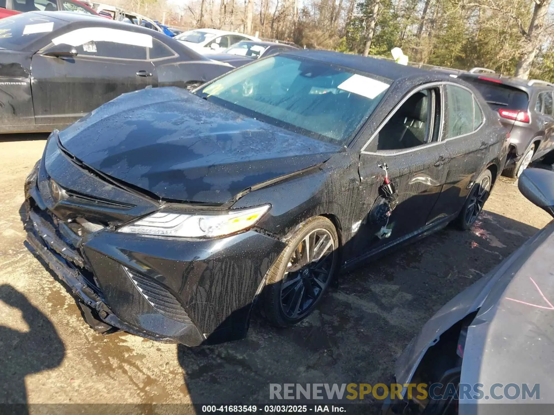 2 fotografías del automóvil dañado 4T1K61AK9LU926063 TOYOTA CAMRY 2020