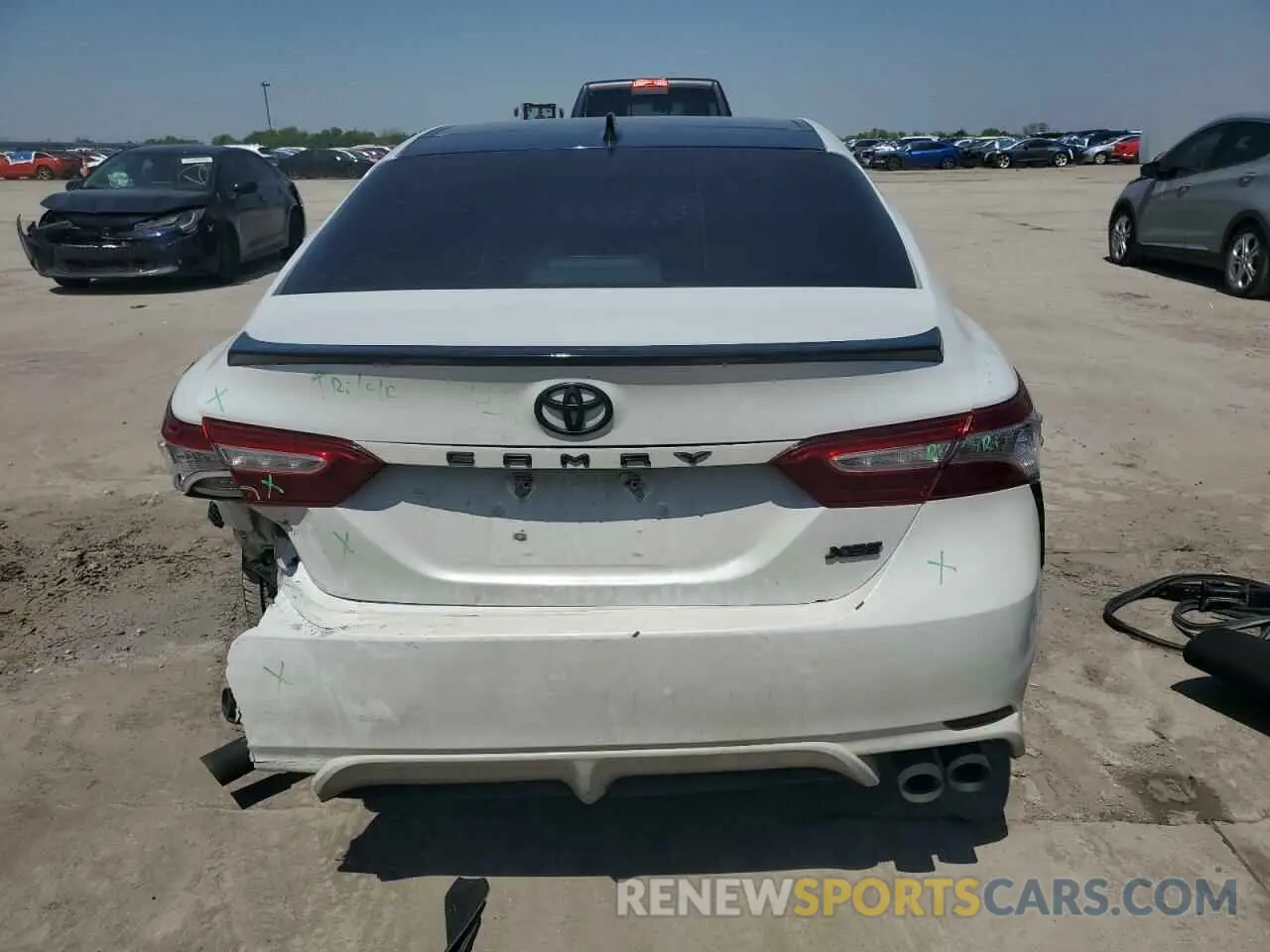 6 fotografías del automóvil dañado 4T1K61AK9LU932848 TOYOTA CAMRY 2020