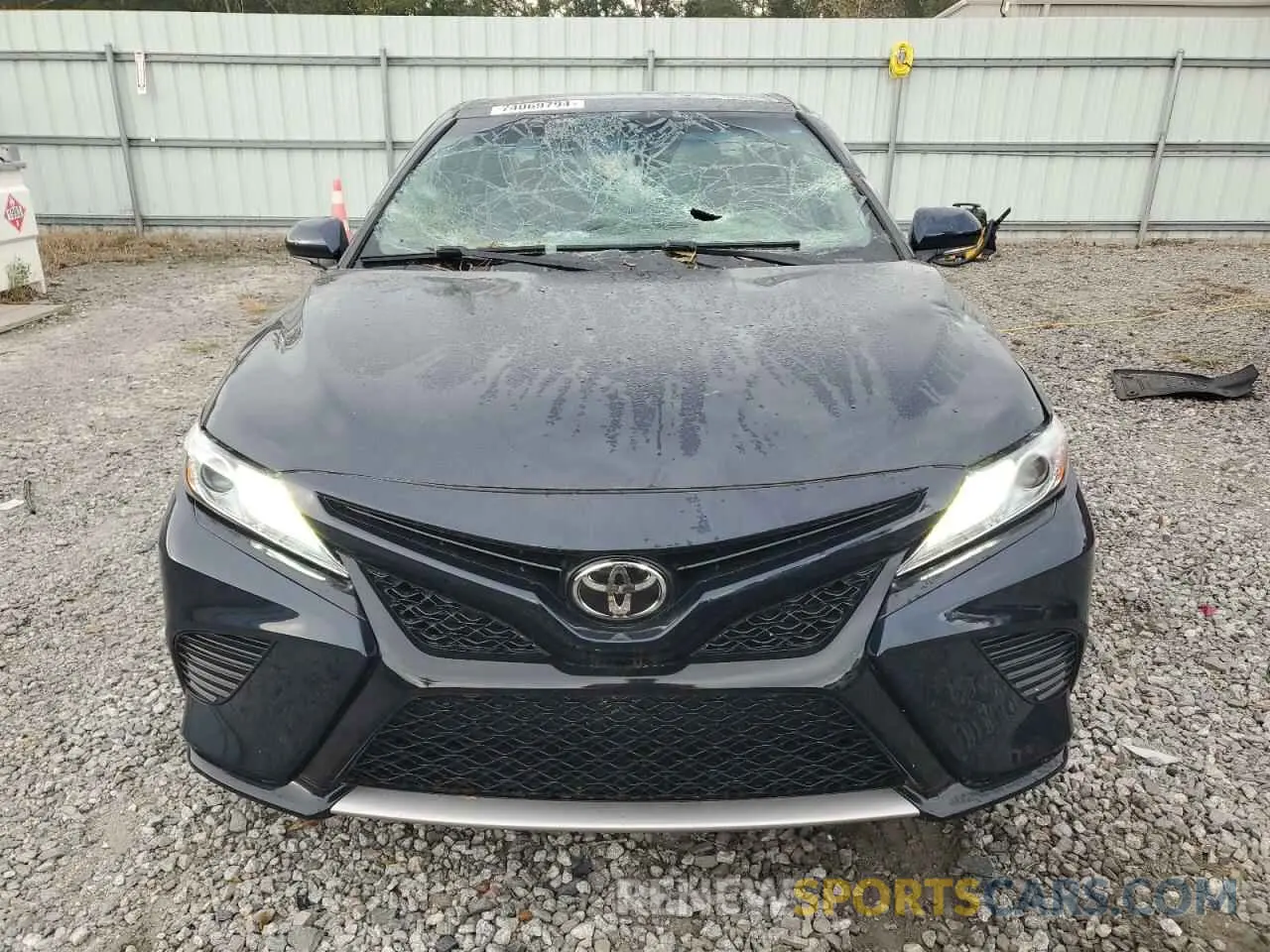 5 fotografías del automóvil dañado 4T1K61AKXLU332355 TOYOTA CAMRY 2020