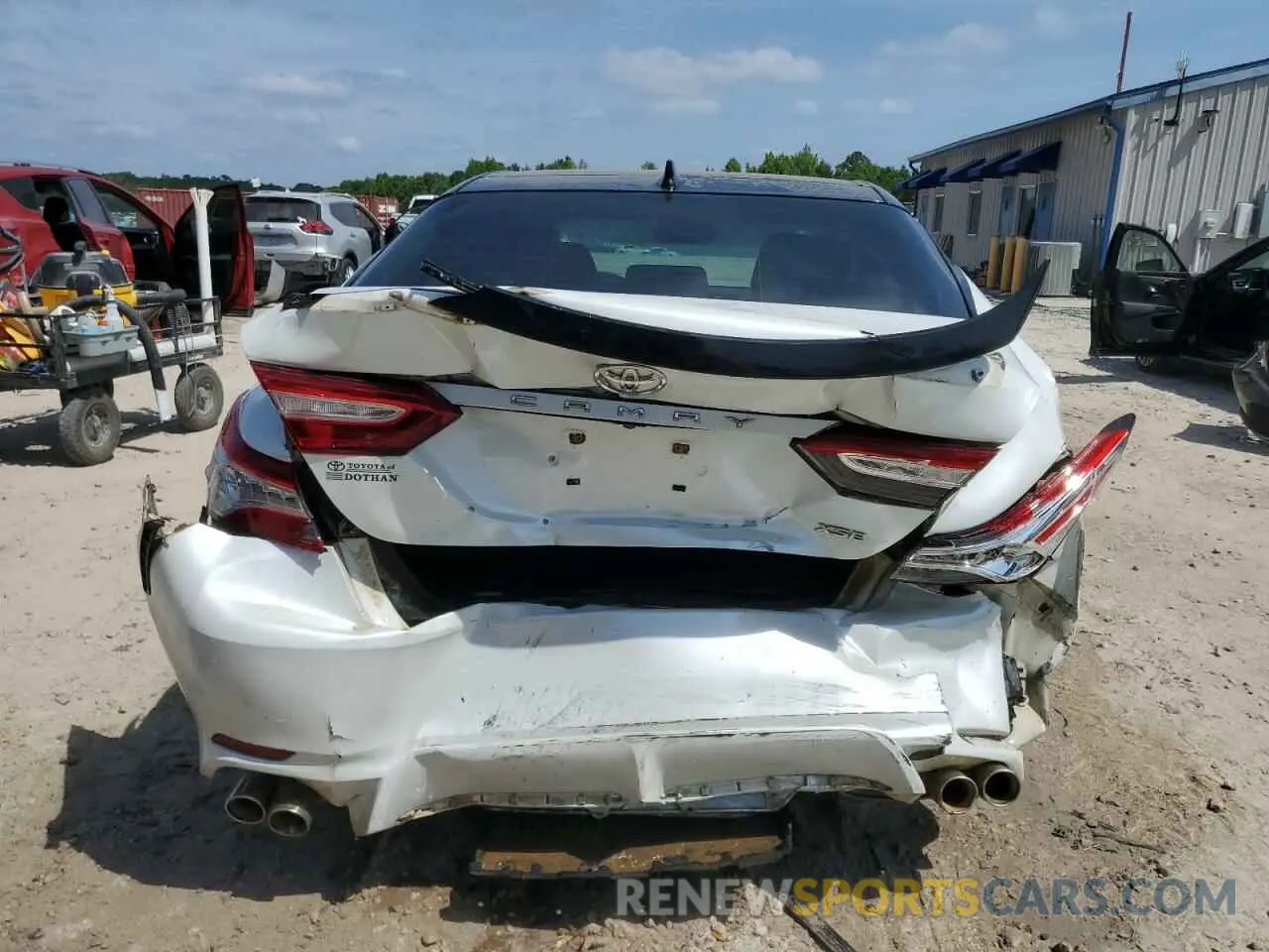 6 fotografías del automóvil dañado 4T1K61AKXLU360141 TOYOTA CAMRY 2020