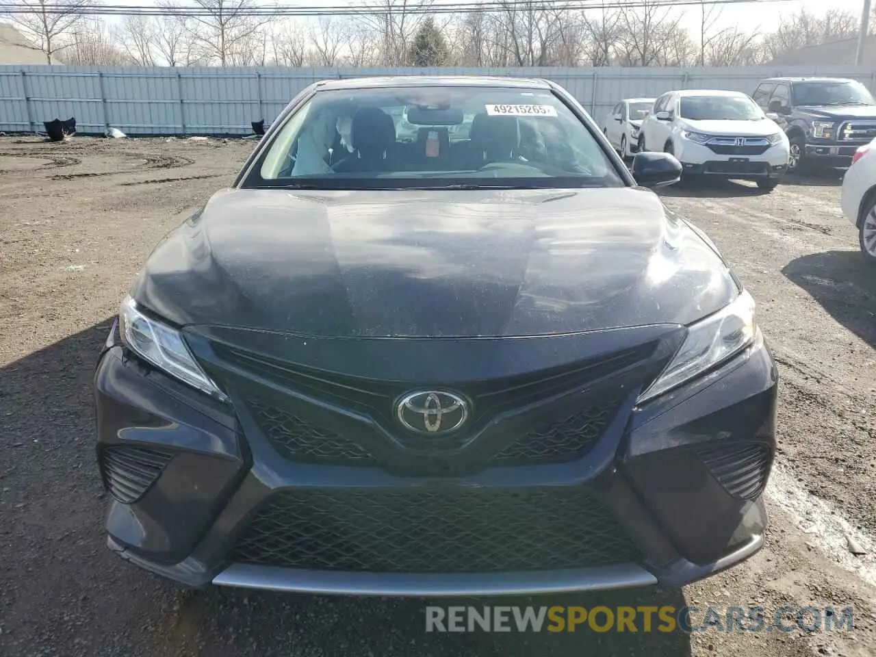 5 fotografías del automóvil dañado 4T1K61AKXLU393642 TOYOTA CAMRY 2020