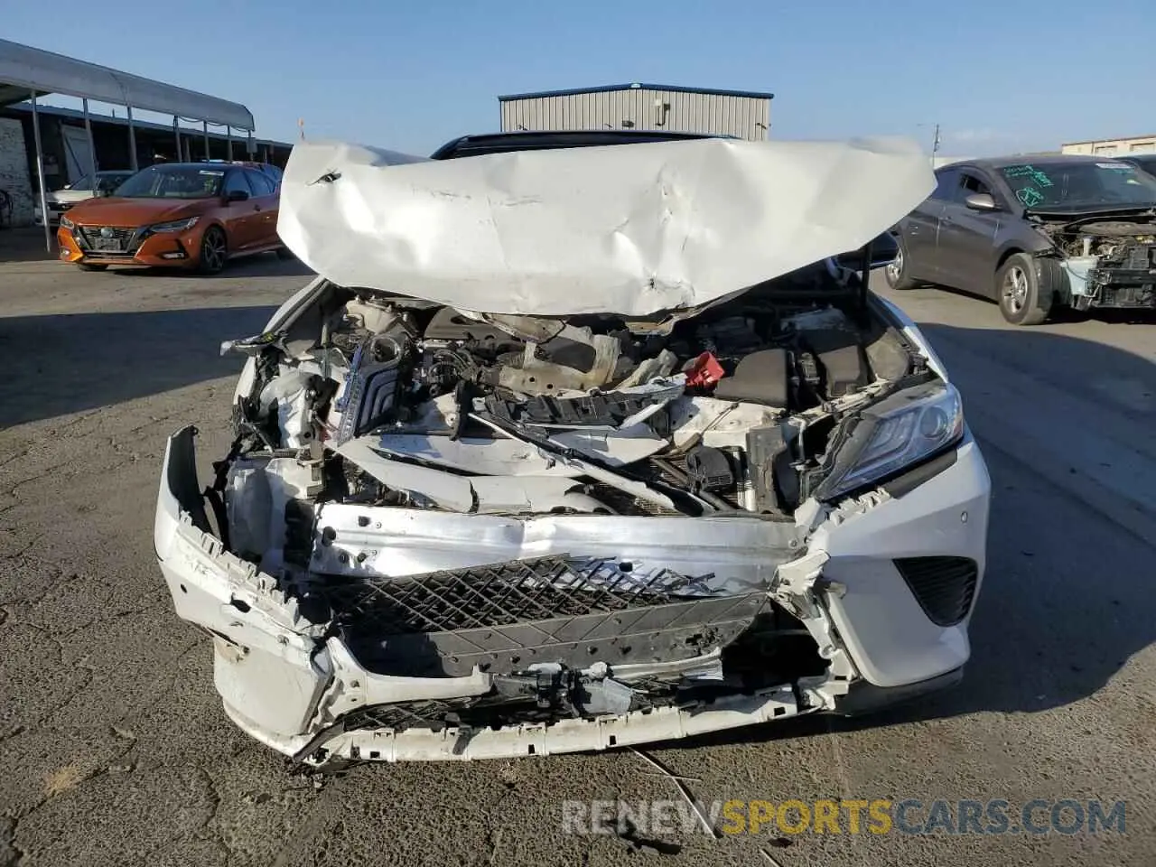 5 fotografías del automóvil dañado 4T1K61BK0LU007390 TOYOTA CAMRY 2020