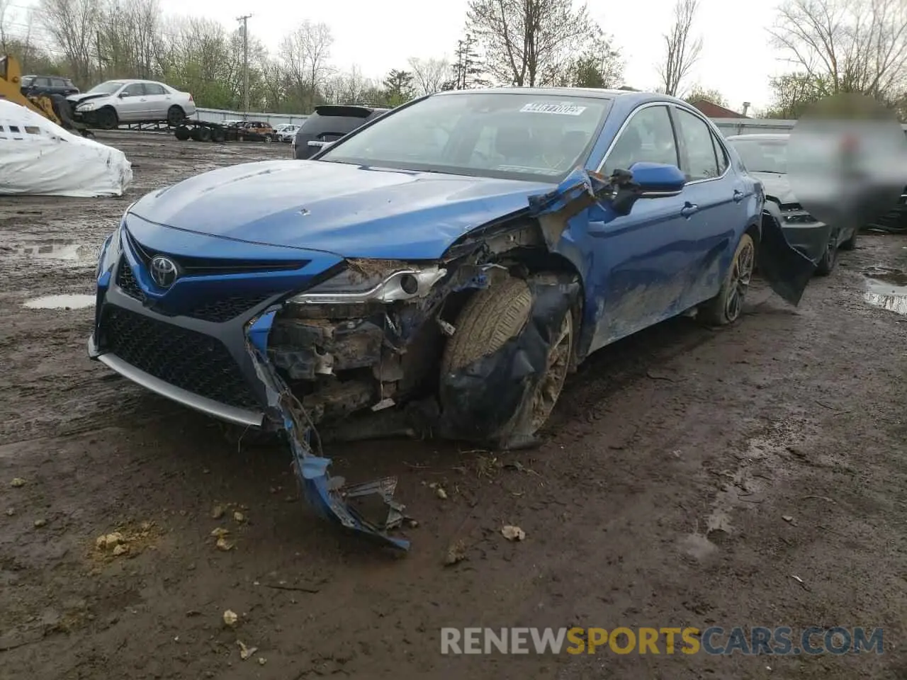 2 fotografías del automóvil dañado 4T1K61BK0LU014016 TOYOTA CAMRY 2020