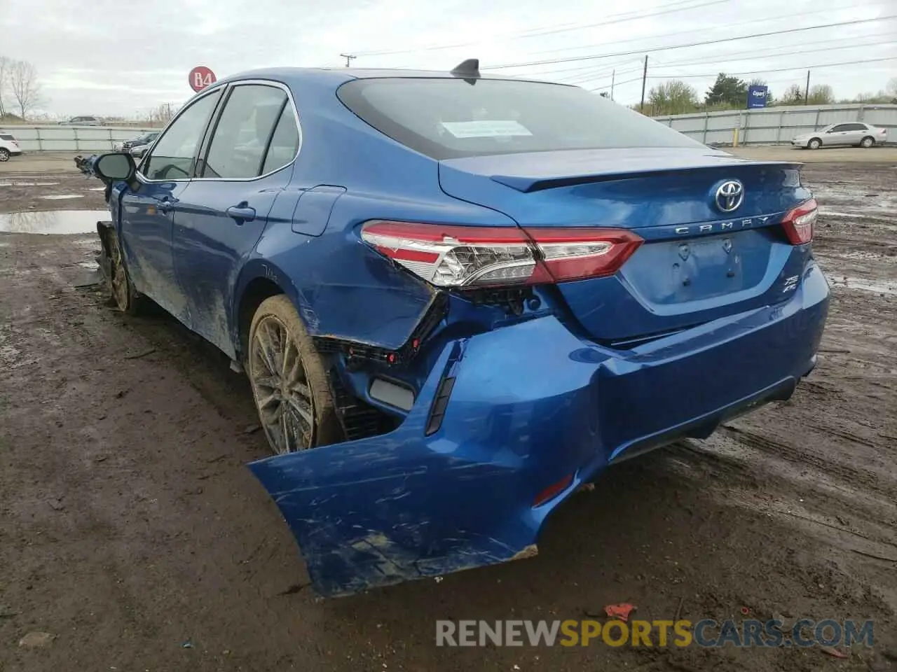 3 fotografías del automóvil dañado 4T1K61BK0LU014016 TOYOTA CAMRY 2020