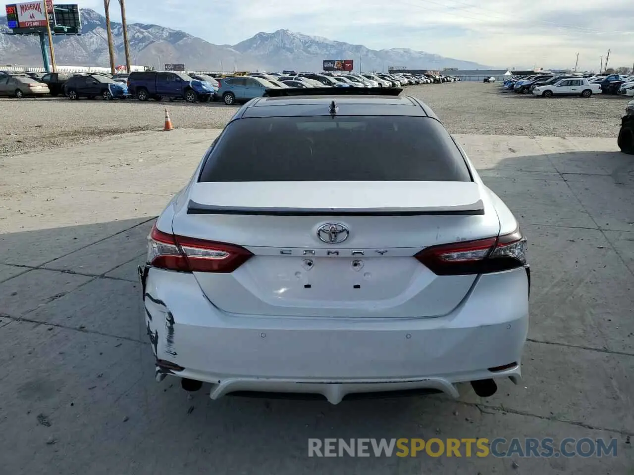 6 fotografías del automóvil dañado 4T1KZ1AK0LU035828 TOYOTA CAMRY 2020