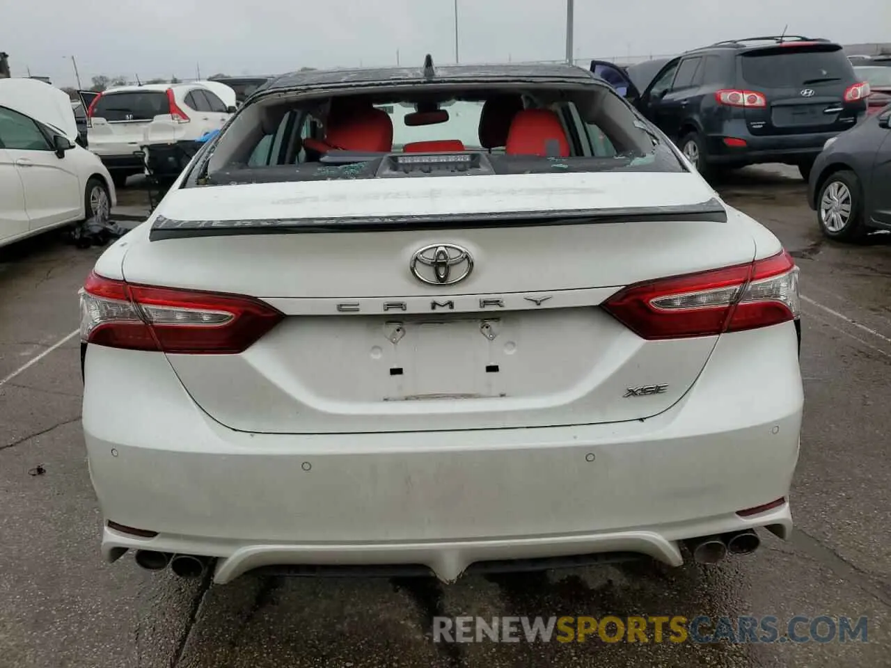 6 fotografías del automóvil dañado 4T1KZ1AK1LU044778 TOYOTA CAMRY 2020