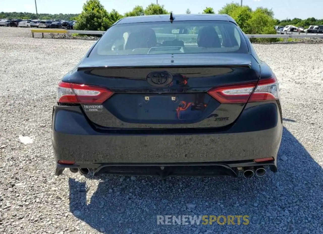 6 fotografías del automóvil dañado 4T1KZ1AK4LU034018 TOYOTA CAMRY 2020