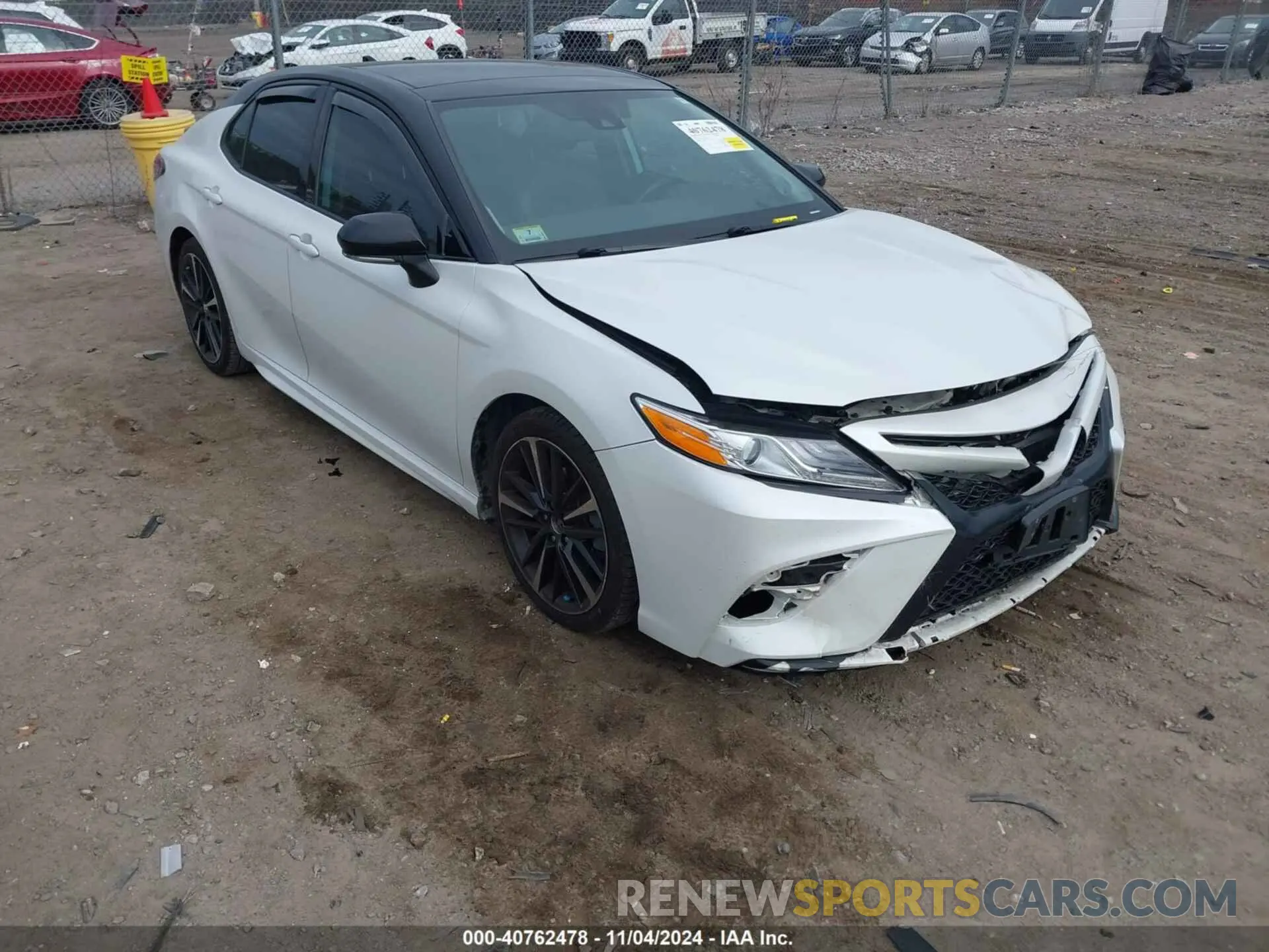 1 fotografías del automóvil dañado 4T1KZ1AK4LU039168 TOYOTA CAMRY 2020