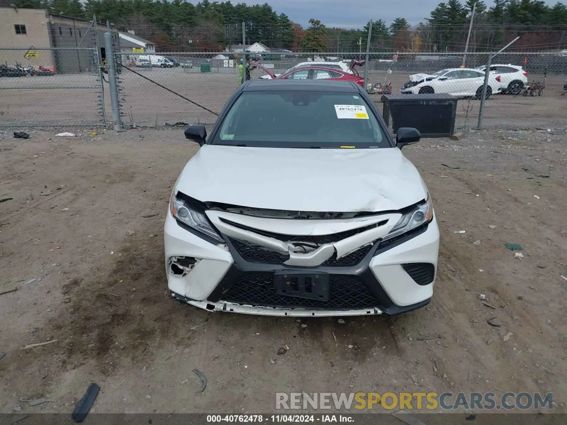 12 fotografías del automóvil dañado 4T1KZ1AK4LU039168 TOYOTA CAMRY 2020